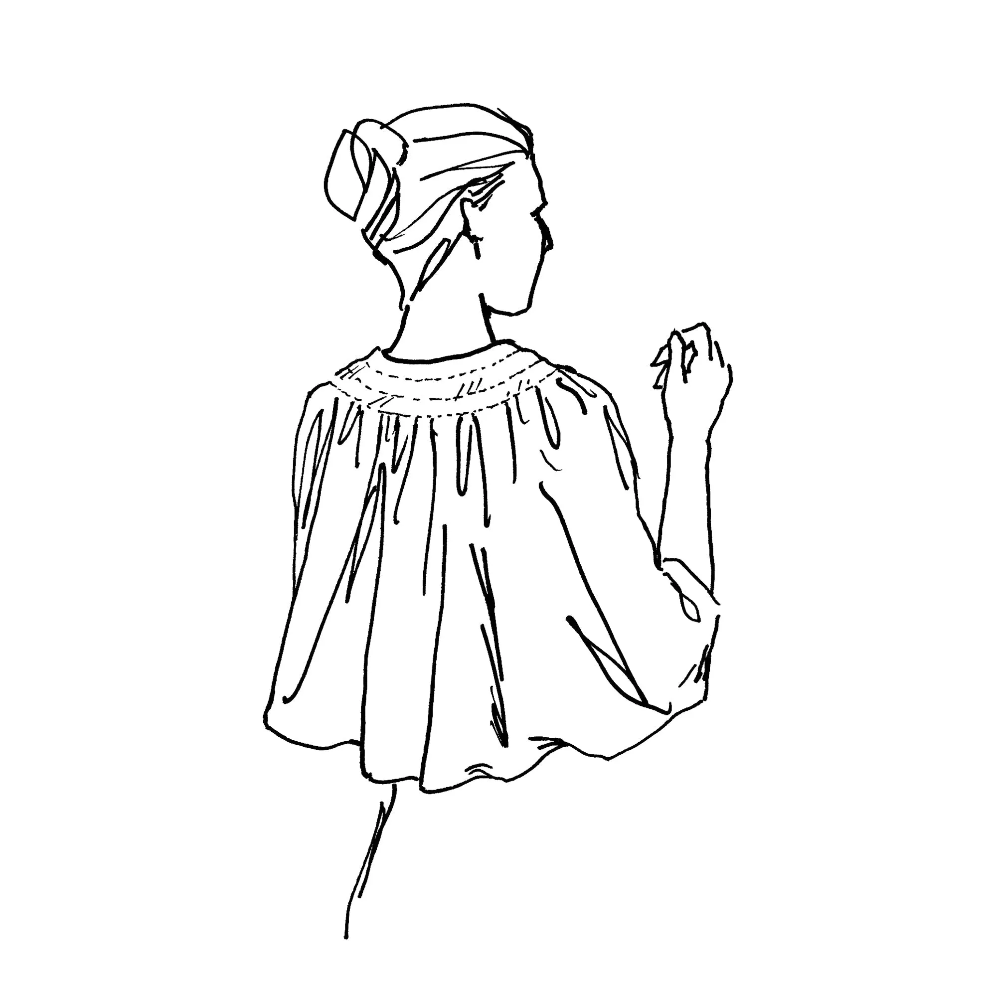 1930s Velvet Capelet