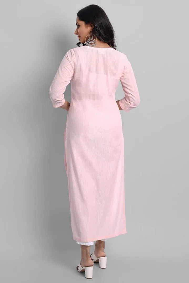 Baby Pink Samara Kurta