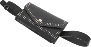 BESPORTBLE Stylish Leather Belt Bag for Women Small Waist Bag Detachable Pouch Fashion Punk Decorative Pouch for Everyday Use