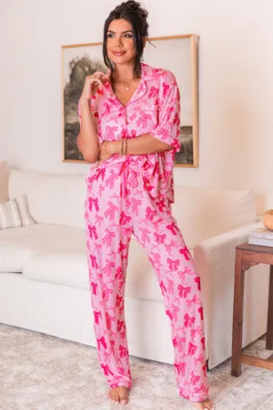 Bow Pajama Set