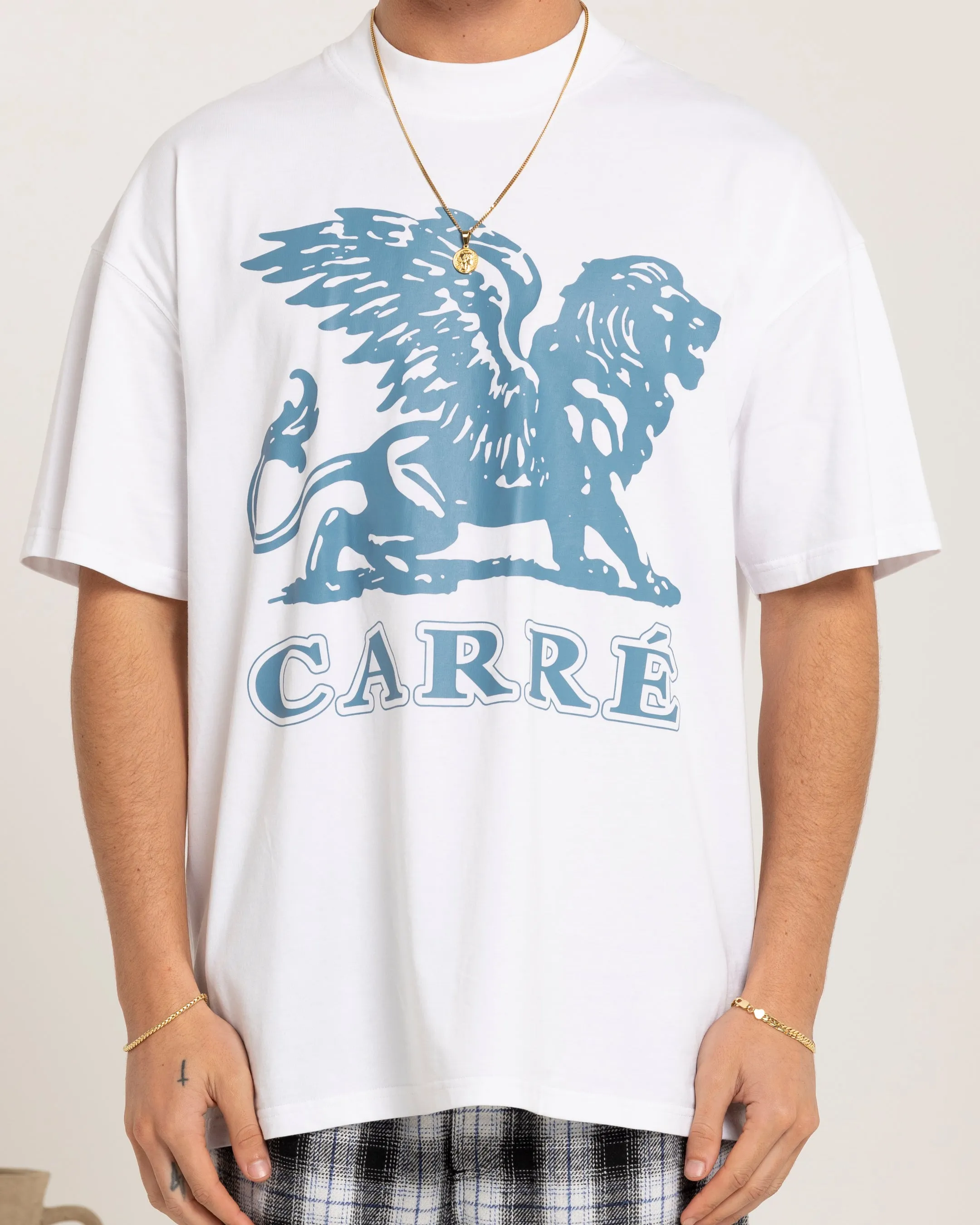Carre Brave Oversized T-Shirt White