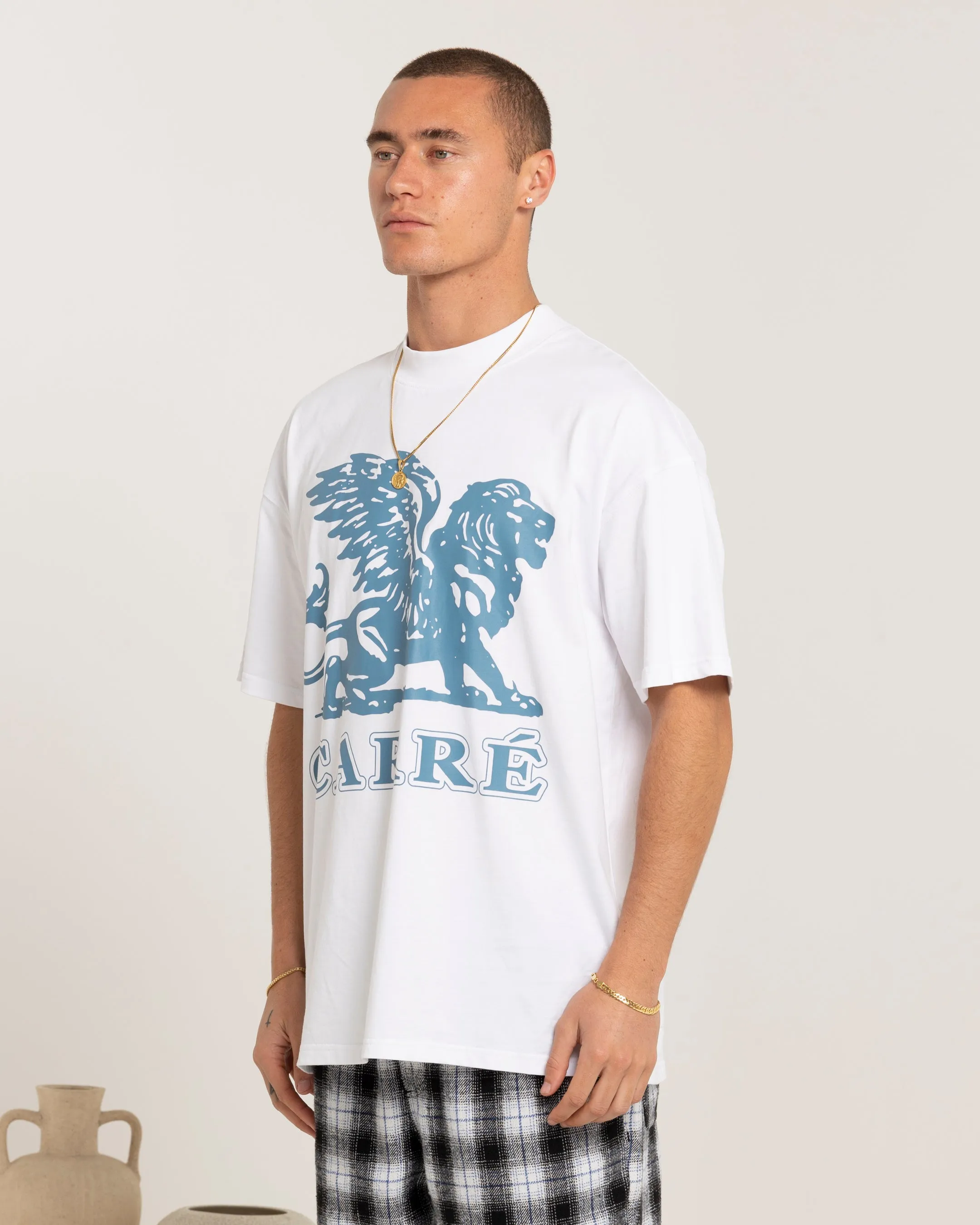 Carre Brave Oversized T-Shirt White