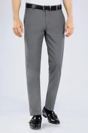 Charcoal Smart Fit Cotton Chino