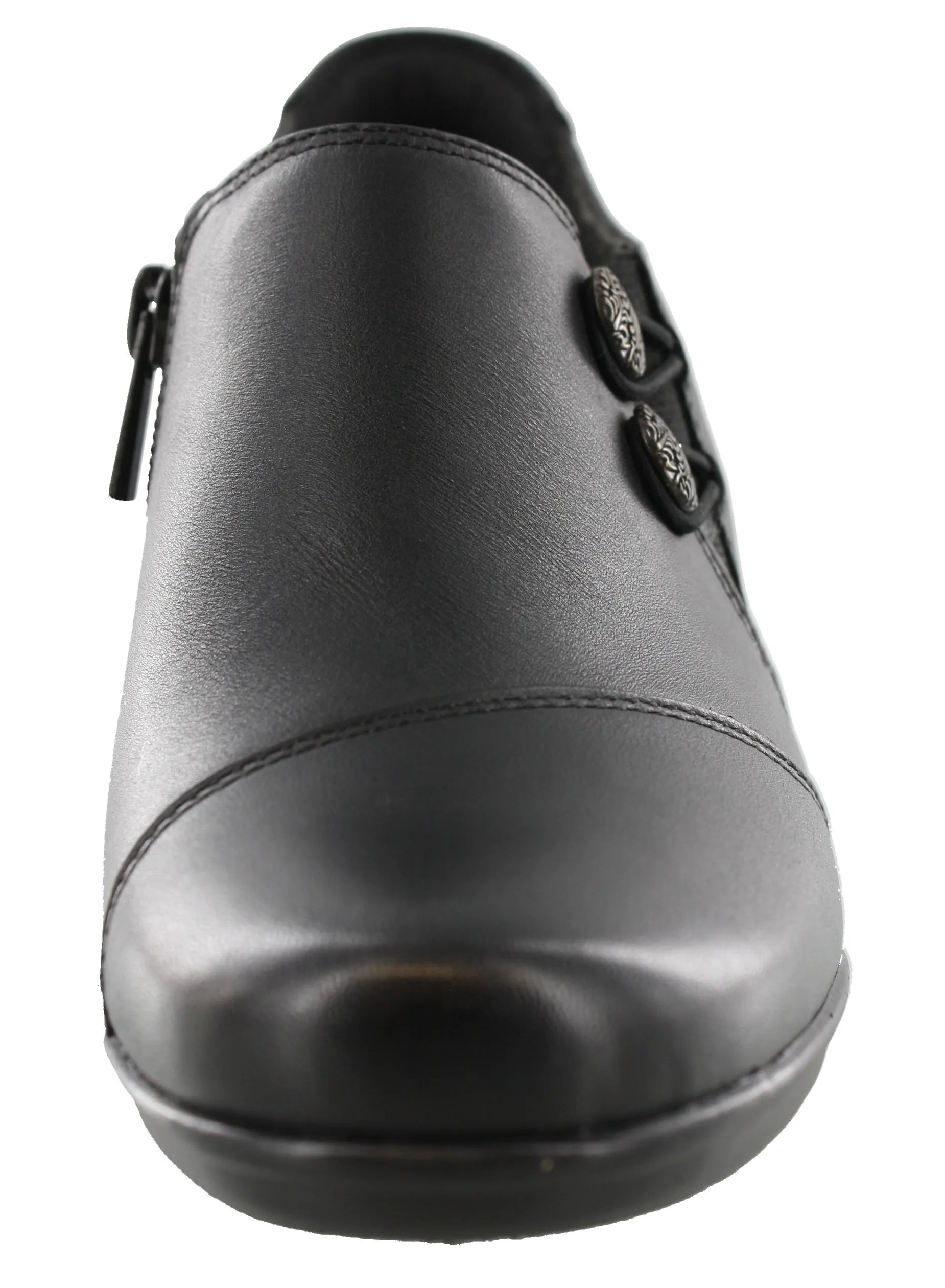 Clarks Women's Emslie Warren Booties Block Heel