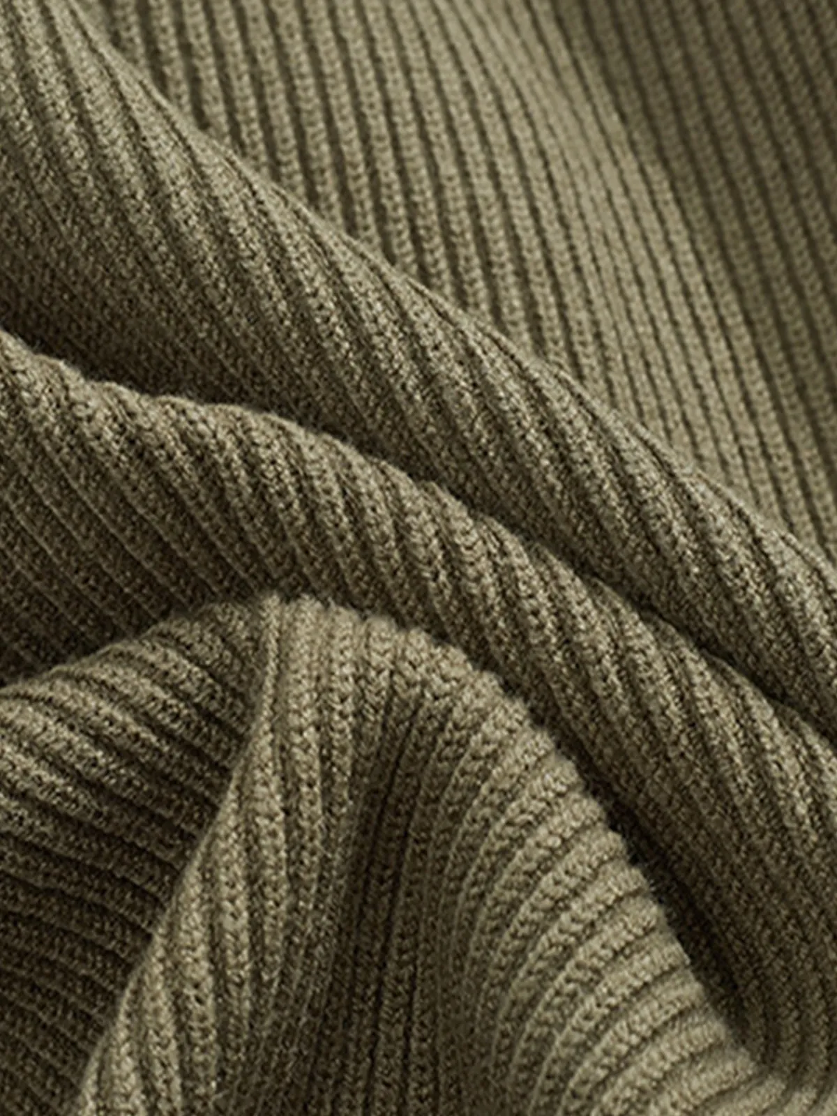 Cozy Ribbed Knit Zip-Up Hooded Sweater
