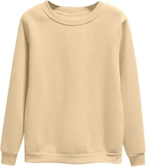 Crewneck Sweatshirts Womens Fall Fashion 2024 Long Sleeve Tops Pullover Plus Size Cute Casual Trendy Winter Clothes