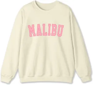 Cute Graphic Preppy Sweatshirts for Teen Girls Oversized Aesthetic Hoodies Trendy Crewneck Long Sleeve Shirts Tops