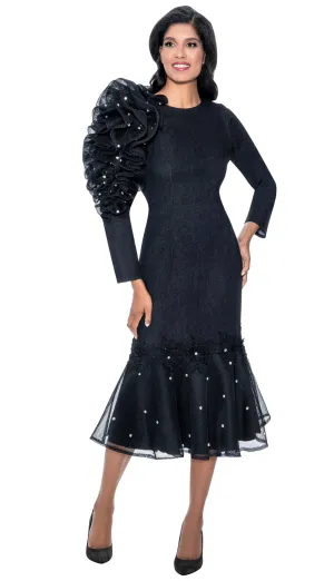 Devine Sport Denim Dress 800131-Black