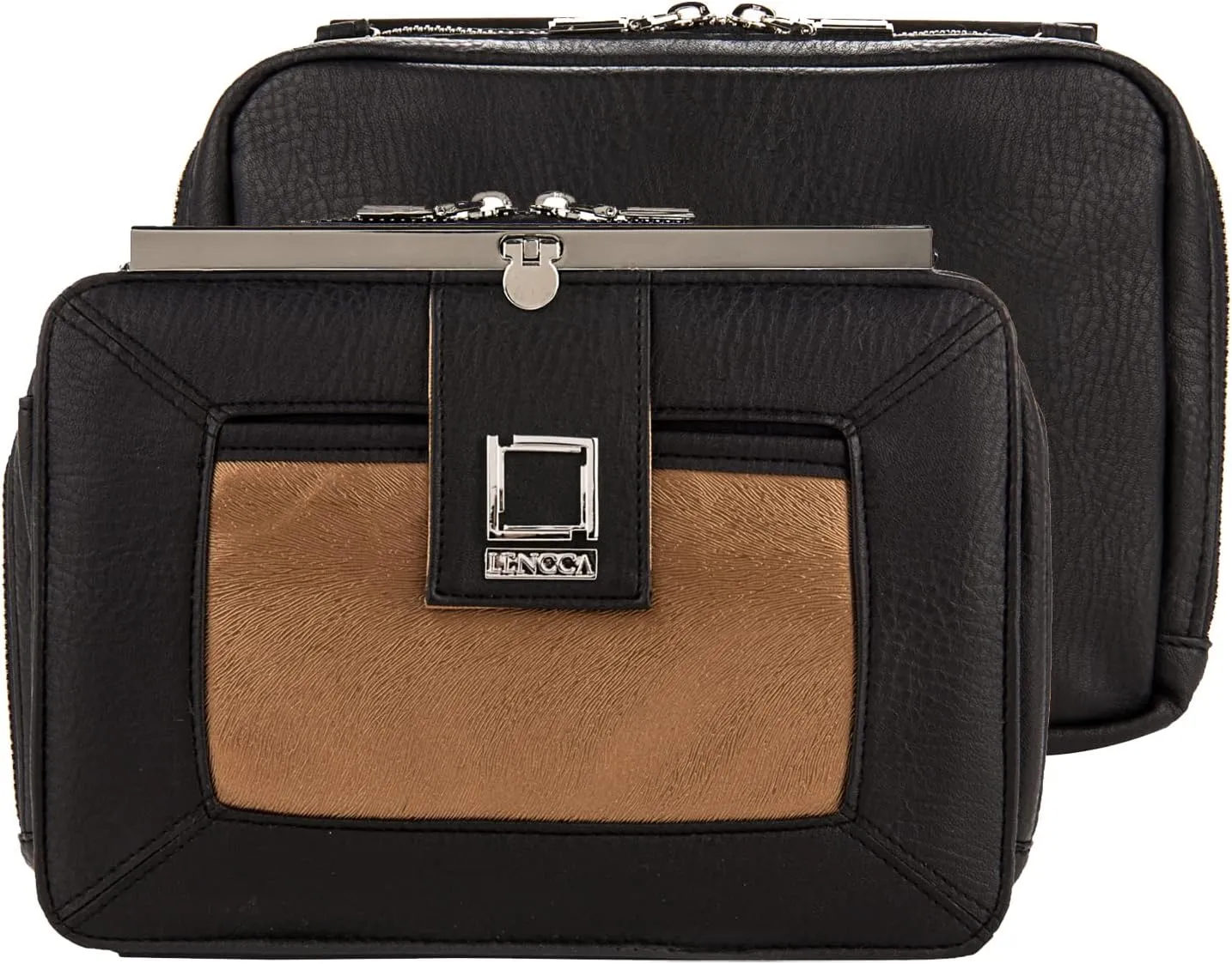 eBigValue Water Resistant Vegan Leather Stylish Crossbody Shoulder Evening Bag, Clutch Handbag Purse for Women, Girls