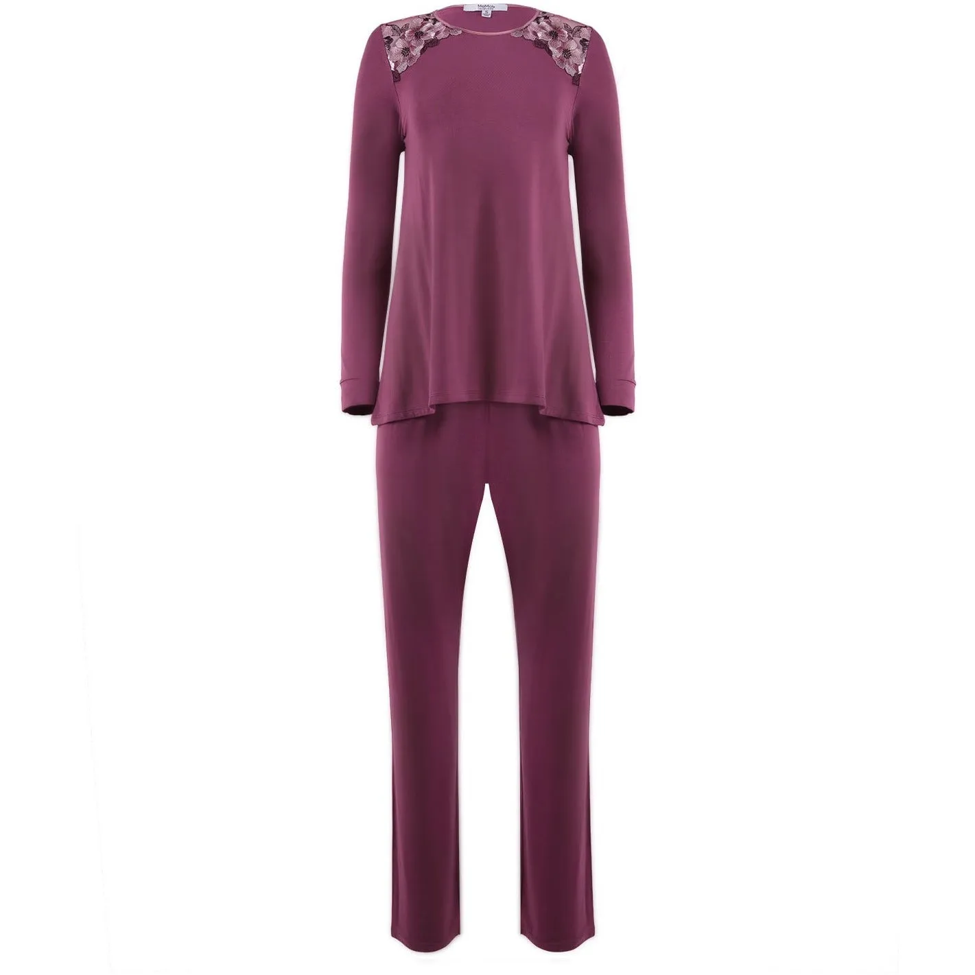 ENCHANTED ROMANCE EMBROIDERED PAJAMA SET CPJ05245