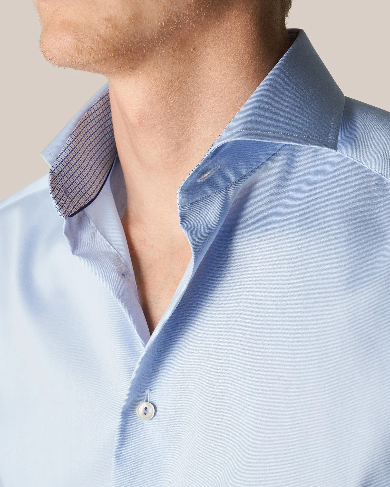 ETON 10000430620 BLUE SLIM SC SHIRT