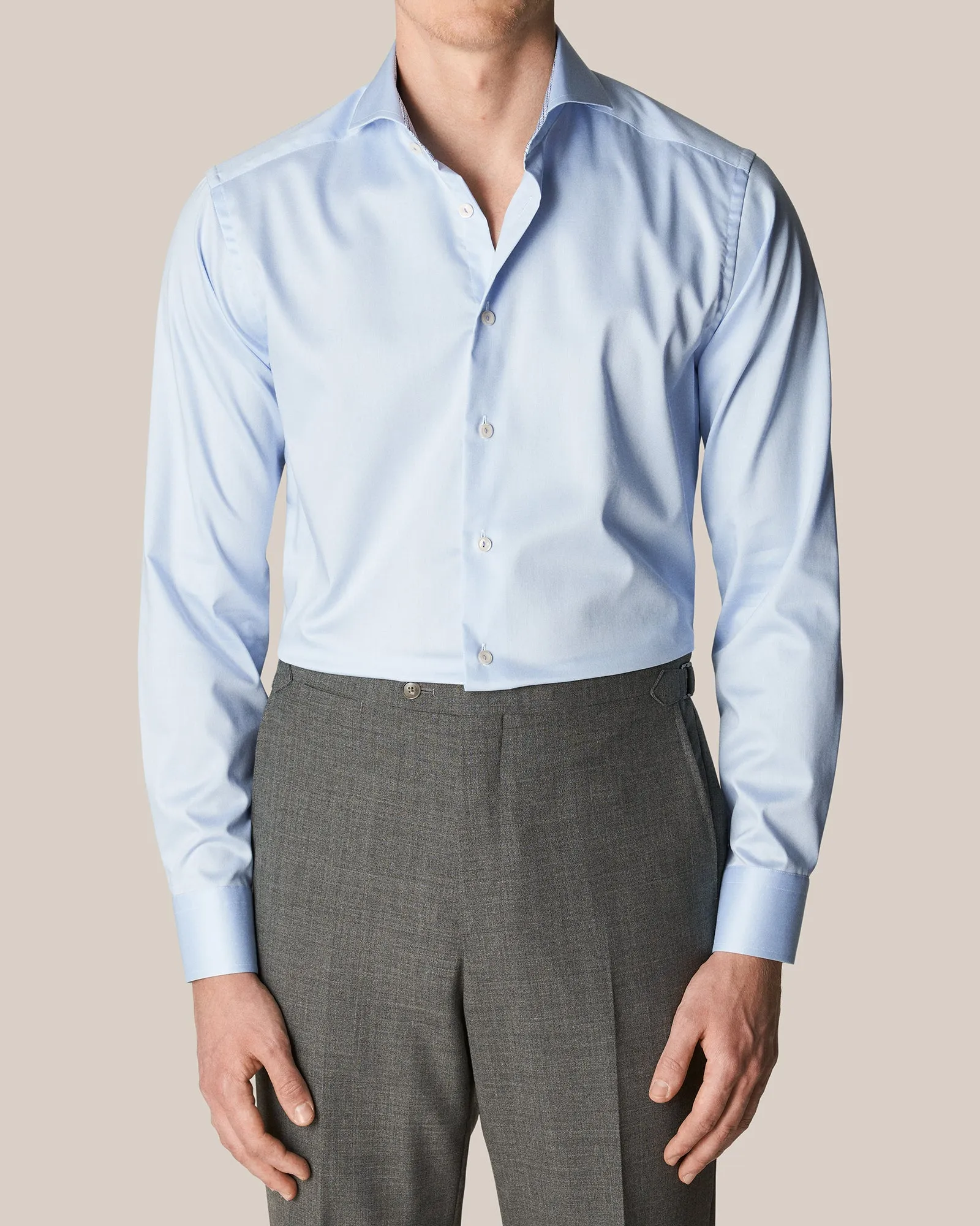 ETON 10000430620 BLUE SLIM SC SHIRT