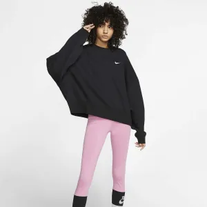 Fleece Crewneck (Black   White)