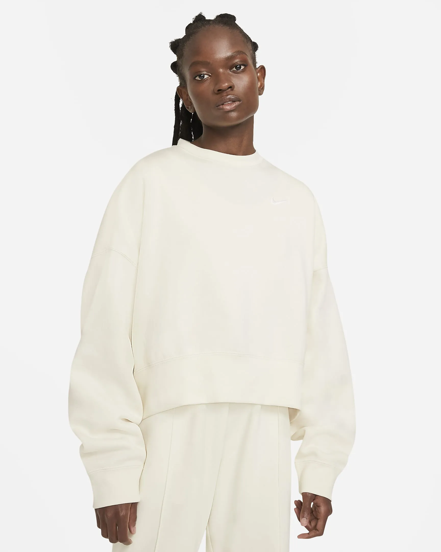 Fleece Crewneck (Coconut Milk   White)