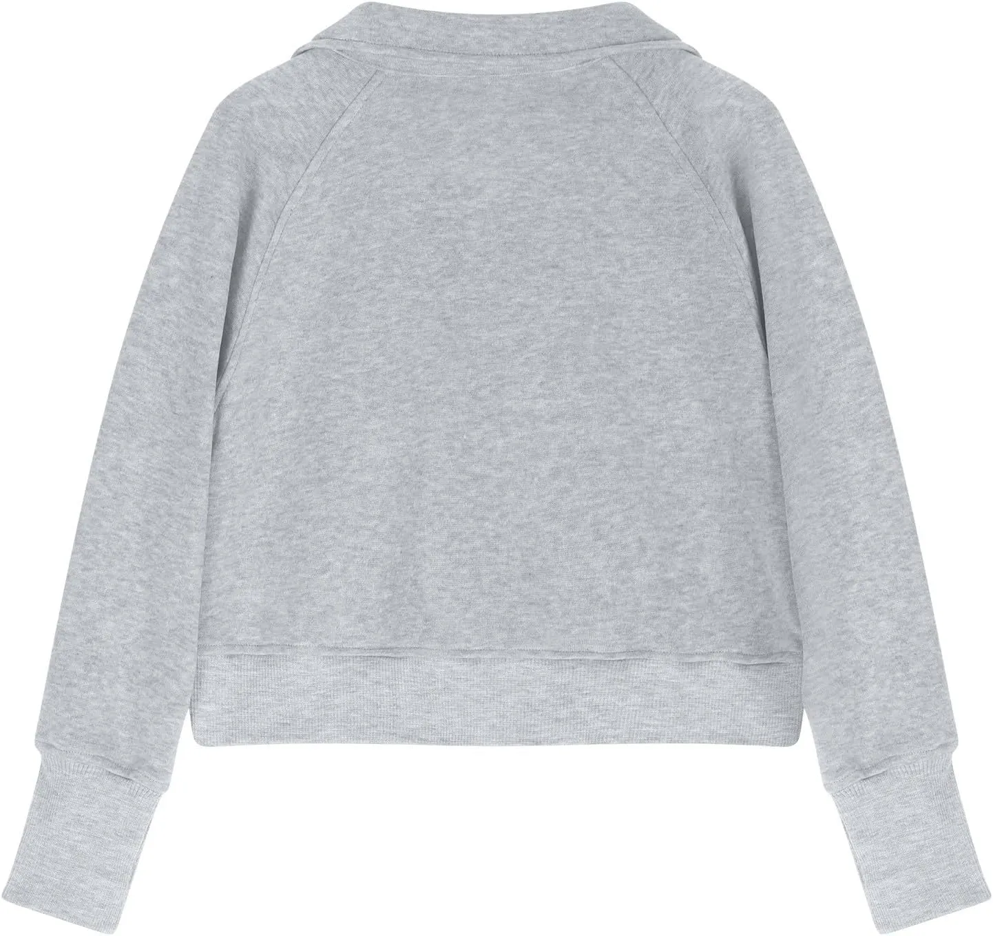 Girls Half Zip Oversized Hoodies Casual Long Sleeve Pullover Shirts with Big Pockets Teen Girls Preppy Clothes