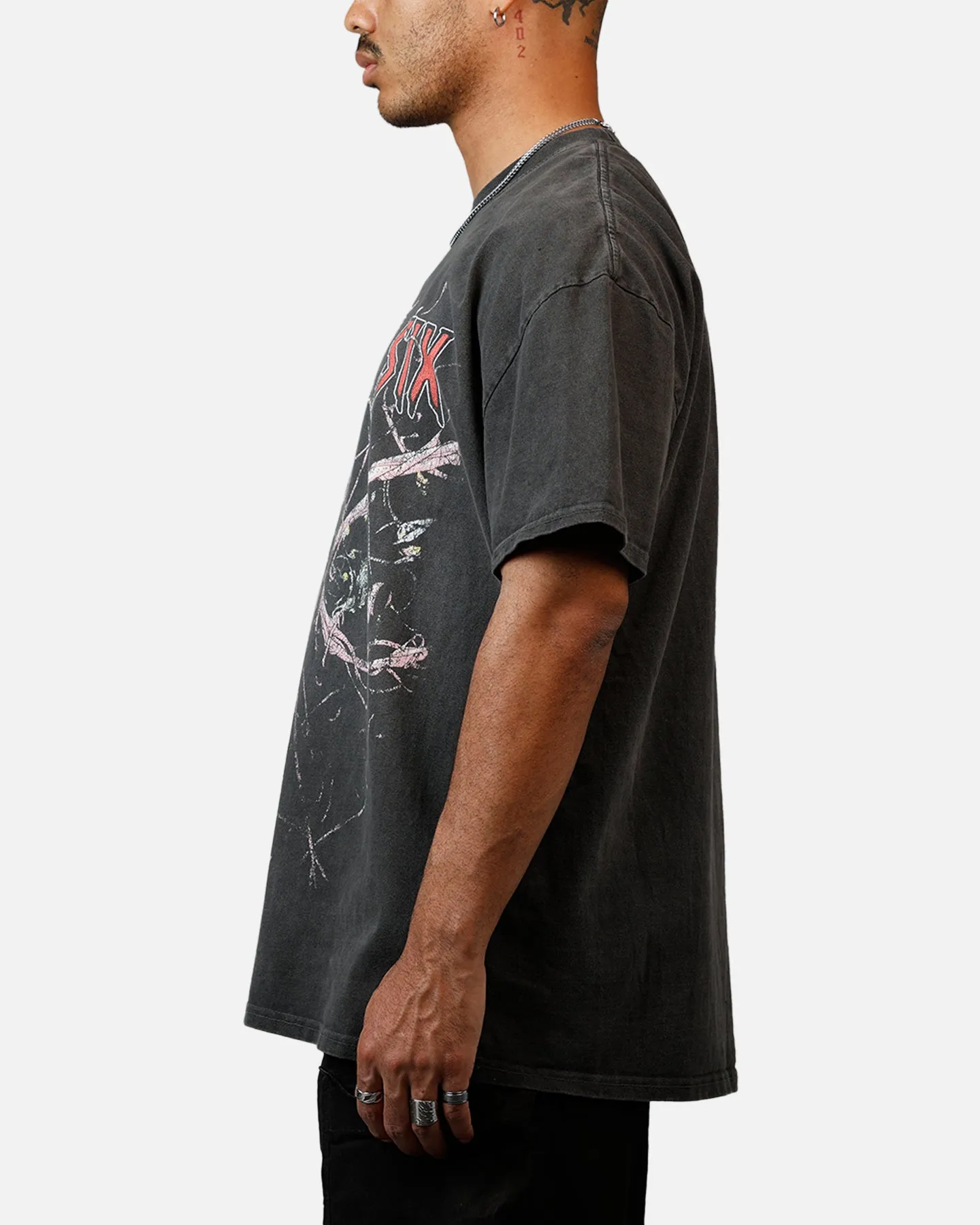 Goat Crew Marvel Sinister Six Through The Eyes Heavyweight T-Shirt Black Wash
