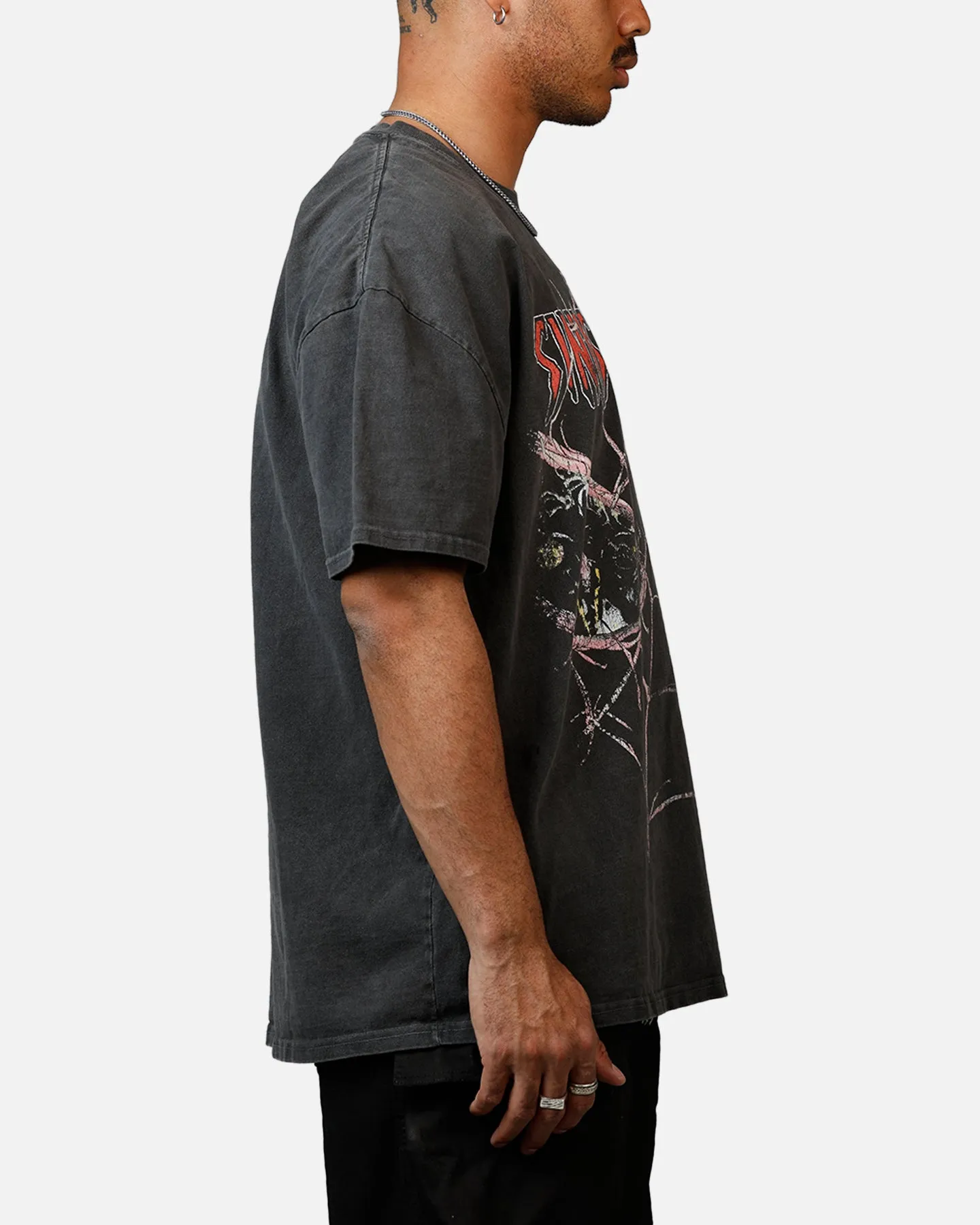 Goat Crew Marvel Sinister Six Through The Eyes Heavyweight T-Shirt Black Wash