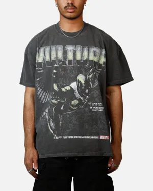 Goat Crew Marvel Sinister Six Vulture Heavyweight T-Shirt Black Wash