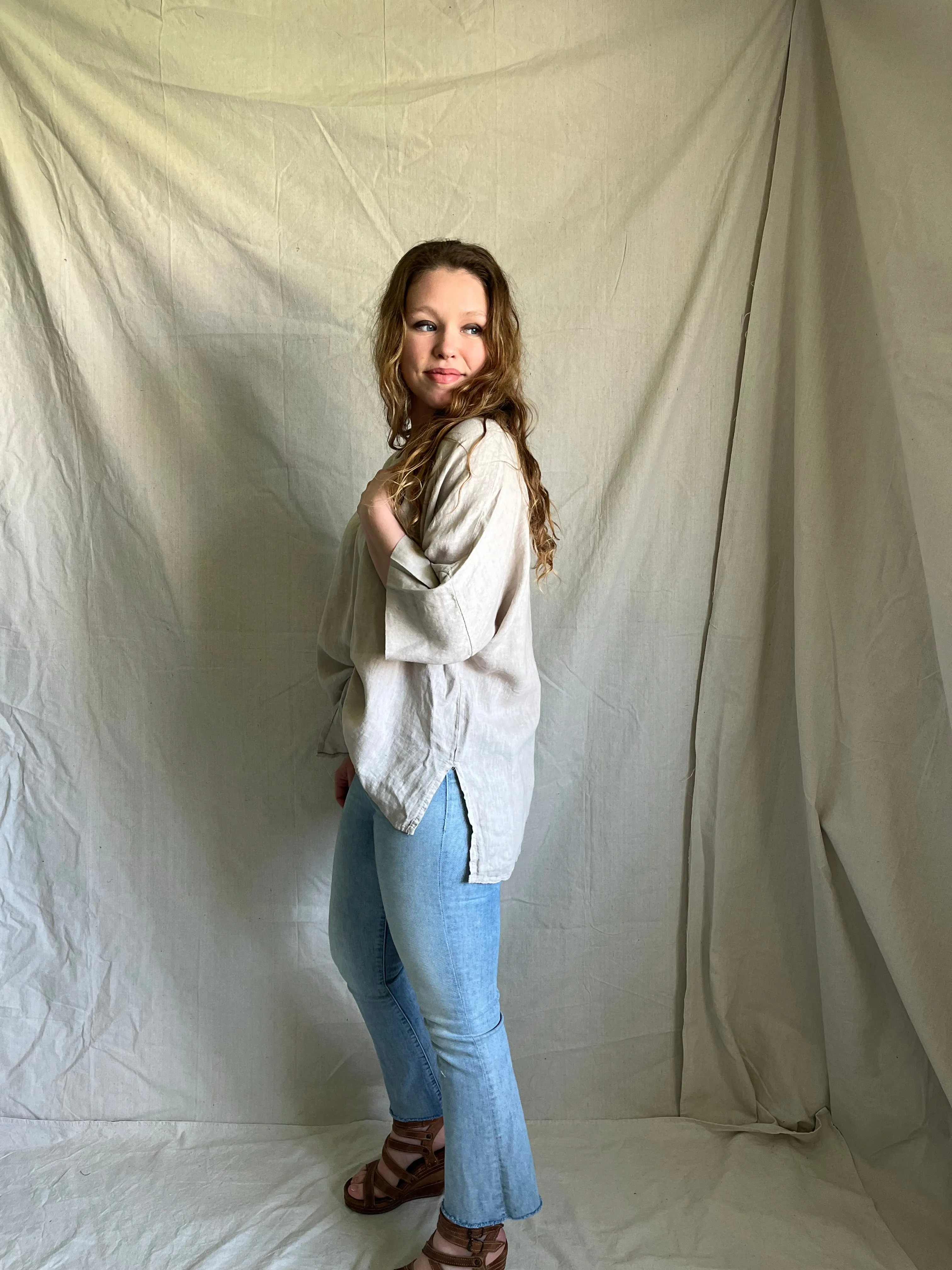 Huck Linen top