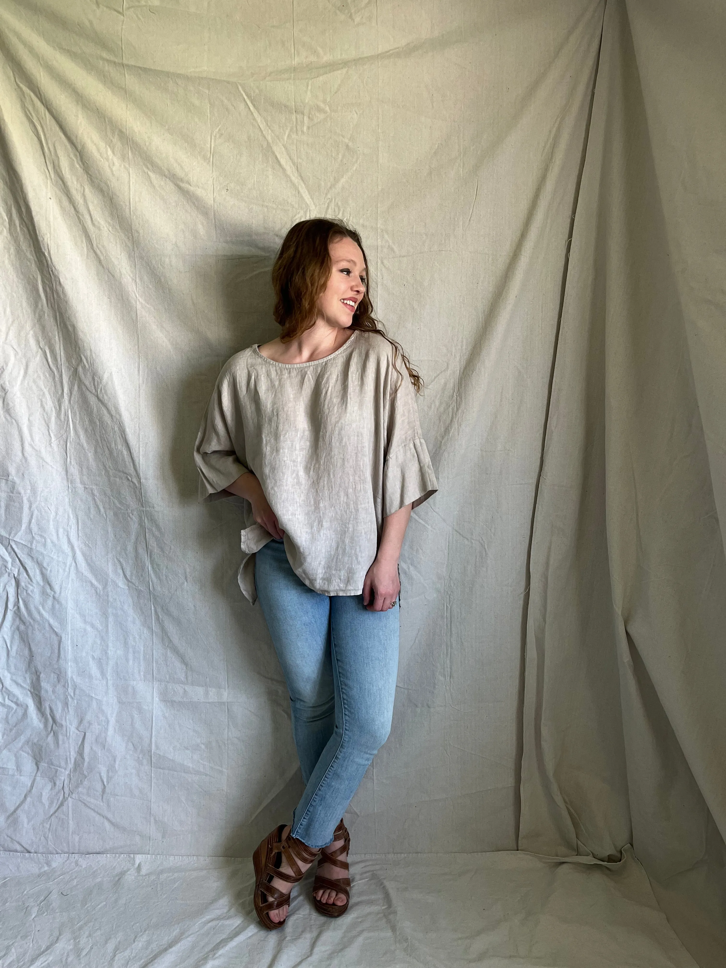Huck Linen top