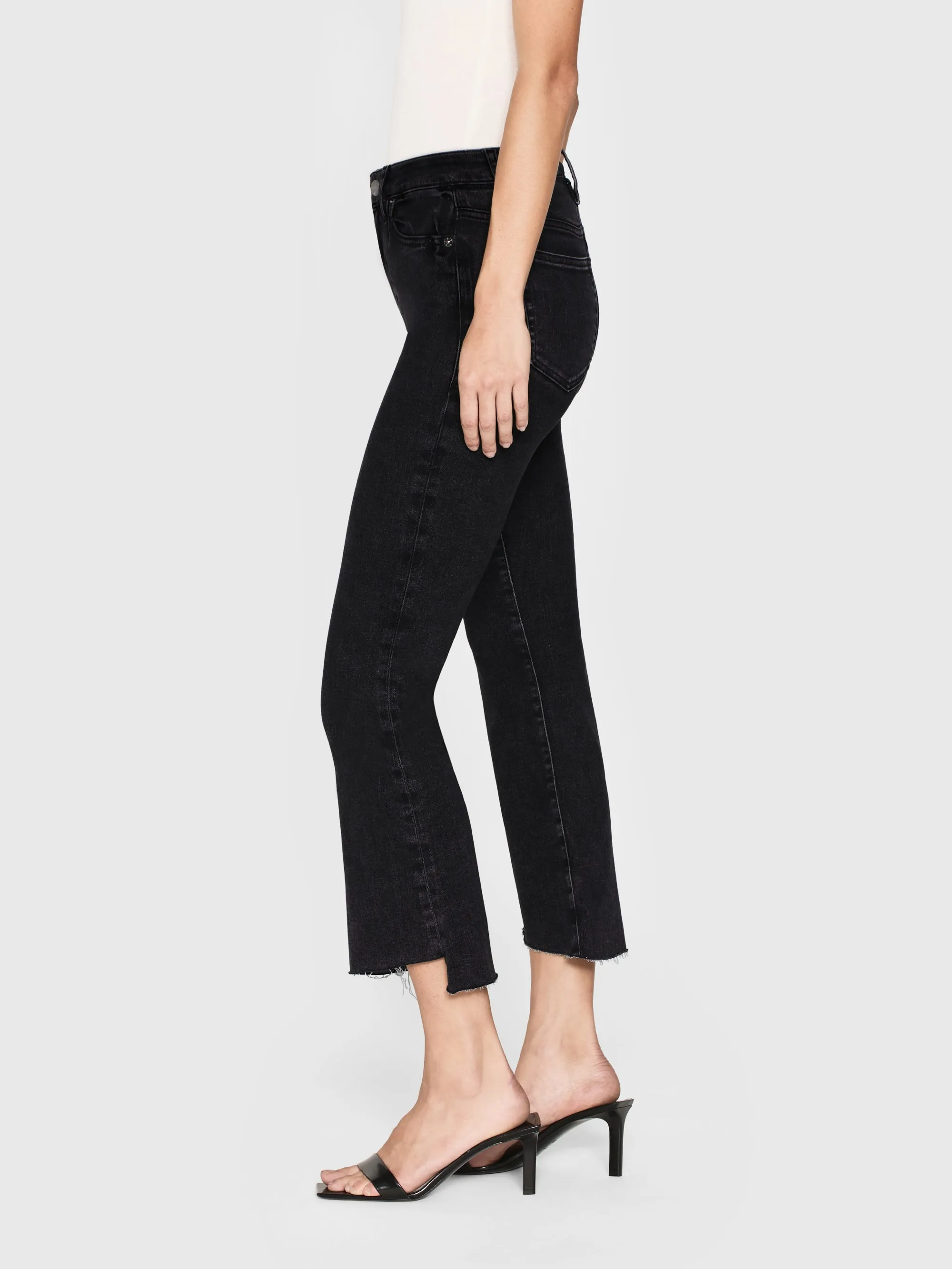 Le Crop Mini Boot -- Radio Cascade Hem