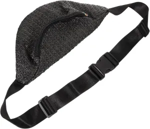 LIFKOME Woven Belt Bag for Women Travel Waist Pack Small Purse Stylish Pouch Belt Pouch