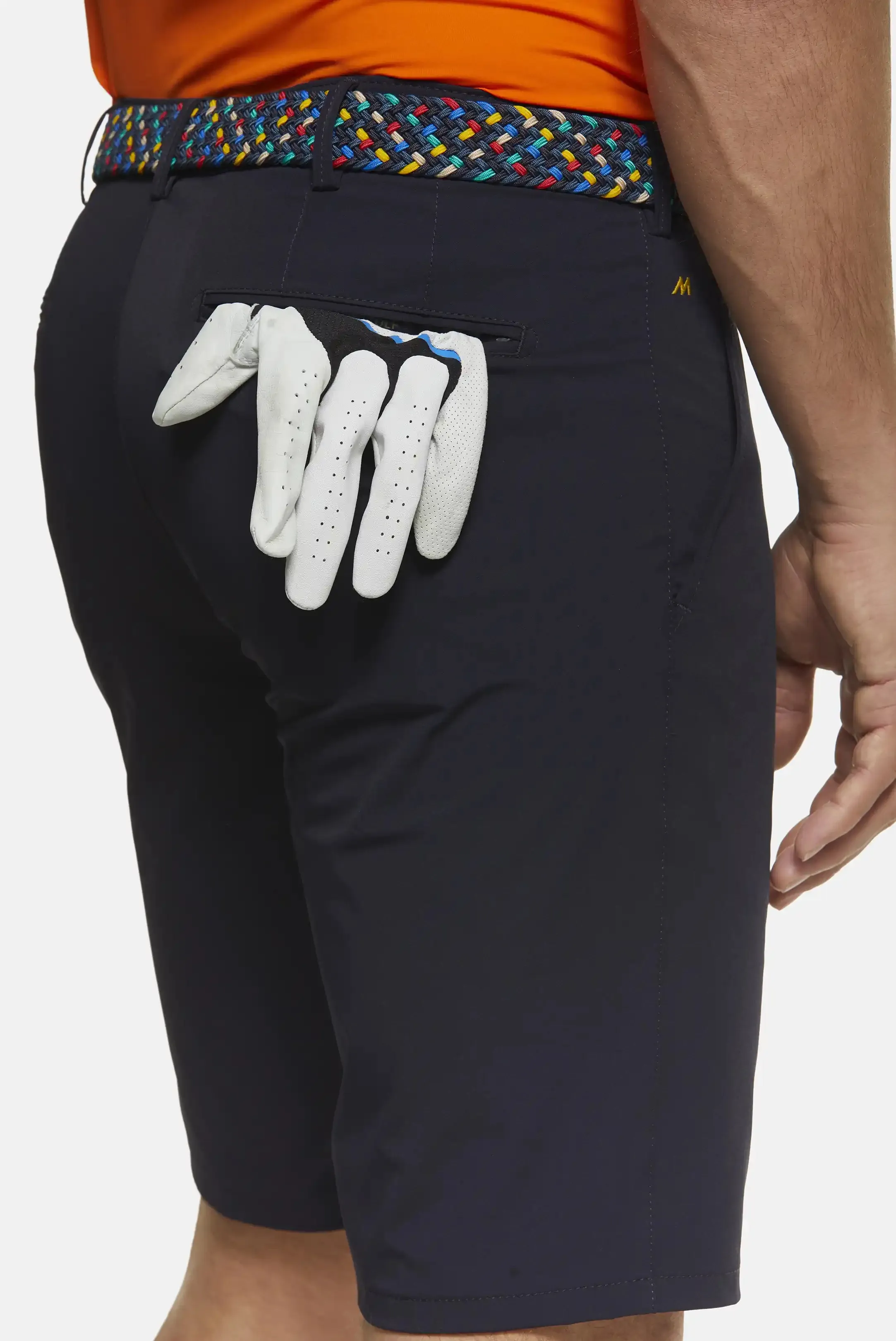 Meyer St. Andrews 8070 Golf Shorts - Navy Blue, High-Performance Cotton