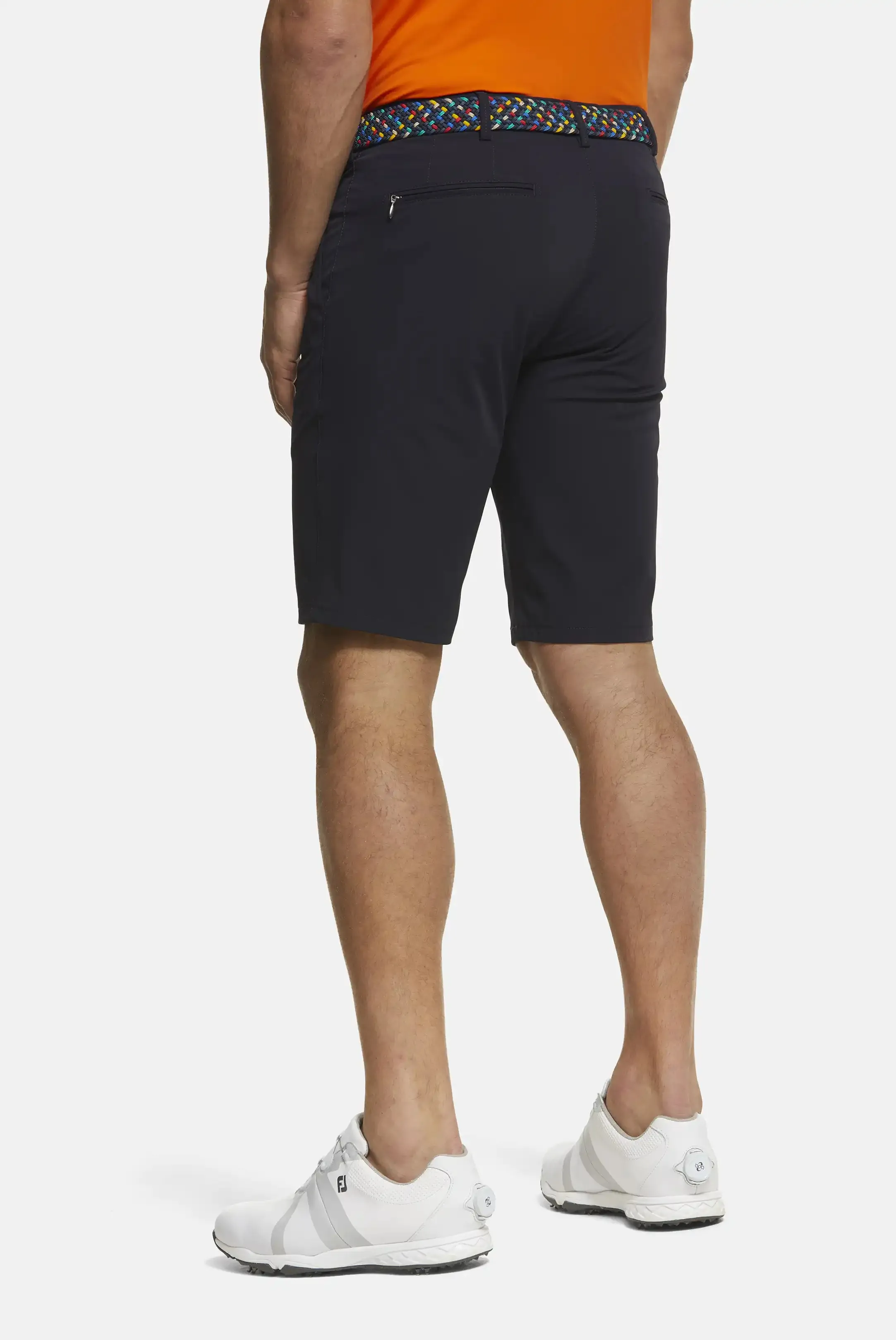 Meyer St. Andrews 8070 Golf Shorts - Navy Blue, High-Performance Cotton