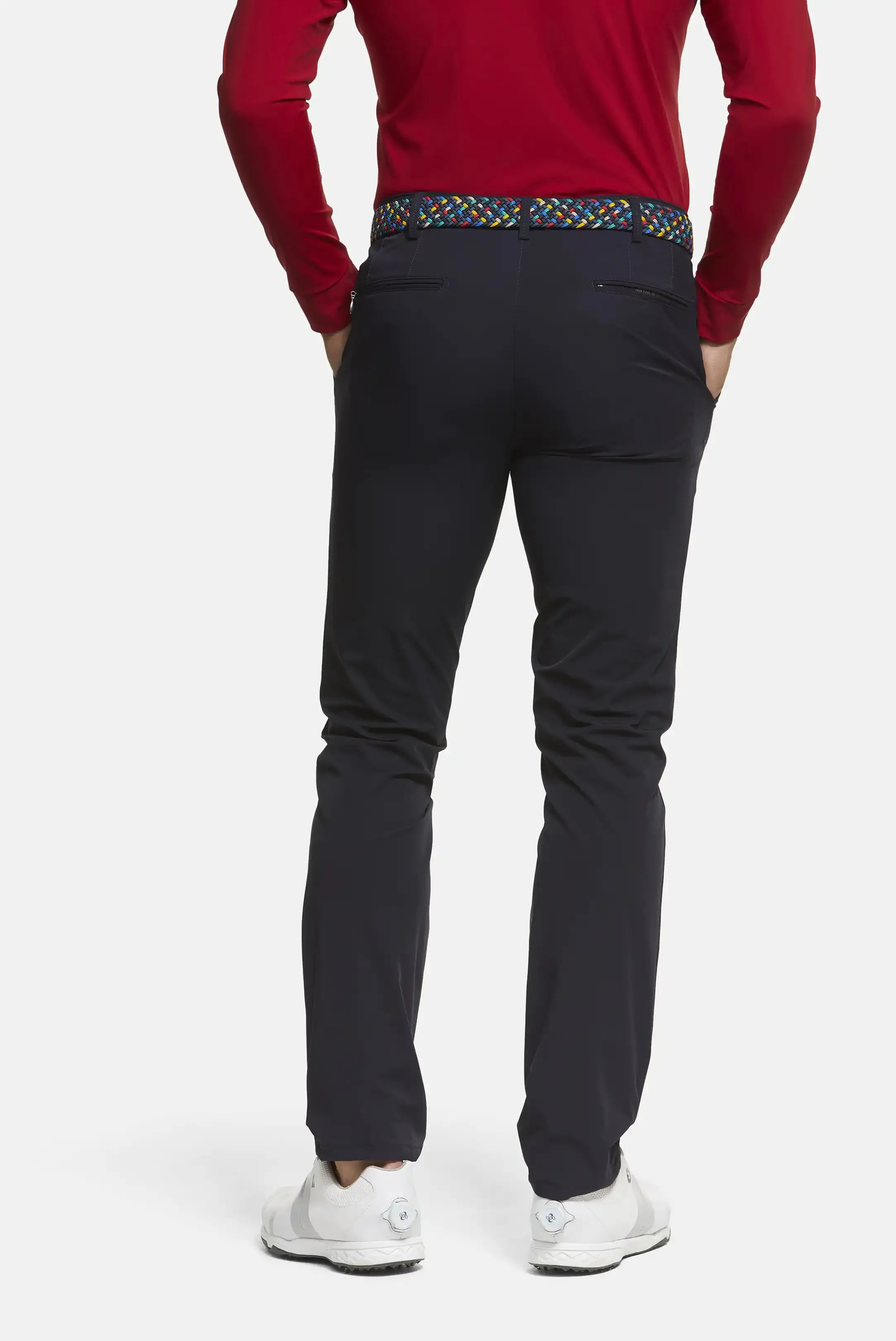 MEYER Golf Trousers - Augusta 8070 High Performance Chinos - Navy