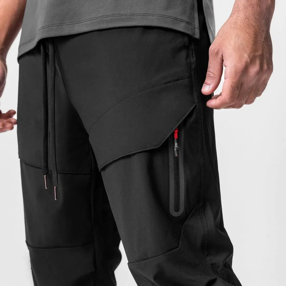 Muscularfit Mens Jogger Pants Drawstring Stretch Quick Drying Solid Hiking Pants Skinny Slacks Tapered Cycling Climbing Pant