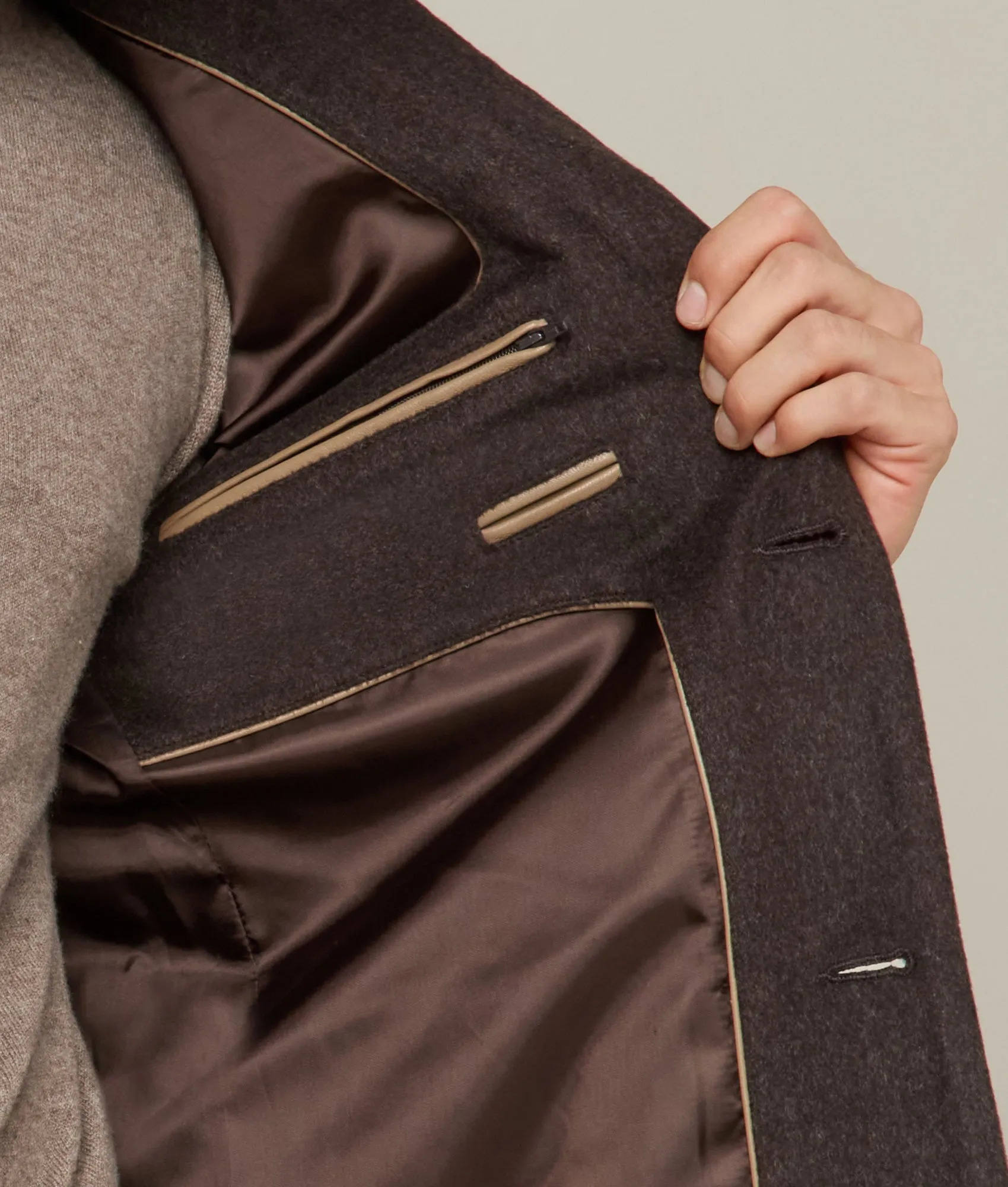 Nile Crocodile Sport Coat :: Grey