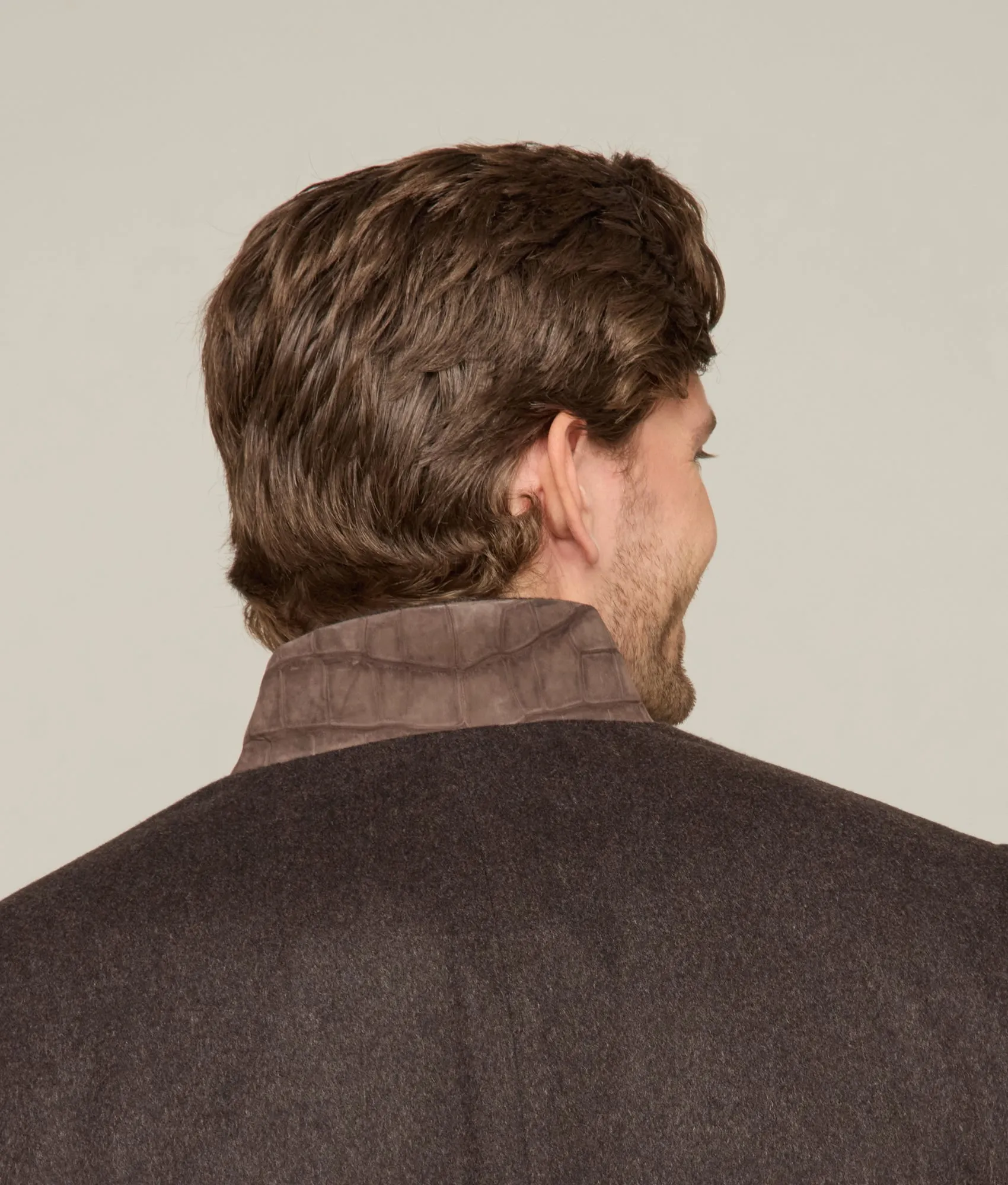 Nile Crocodile Sport Coat :: Grey