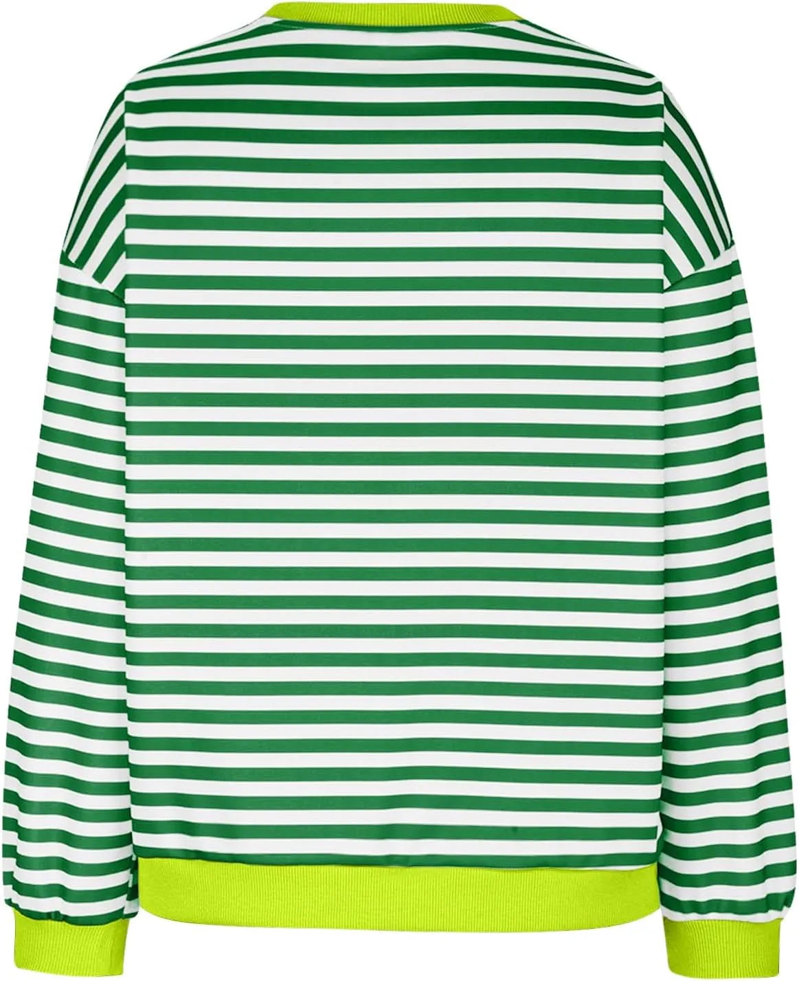 Oversized Sweatshirts for Women Casual Long Sleeve Stripes Sweatshirts Shirts Trendy Crewneck Tops Fall Fashion Clothes