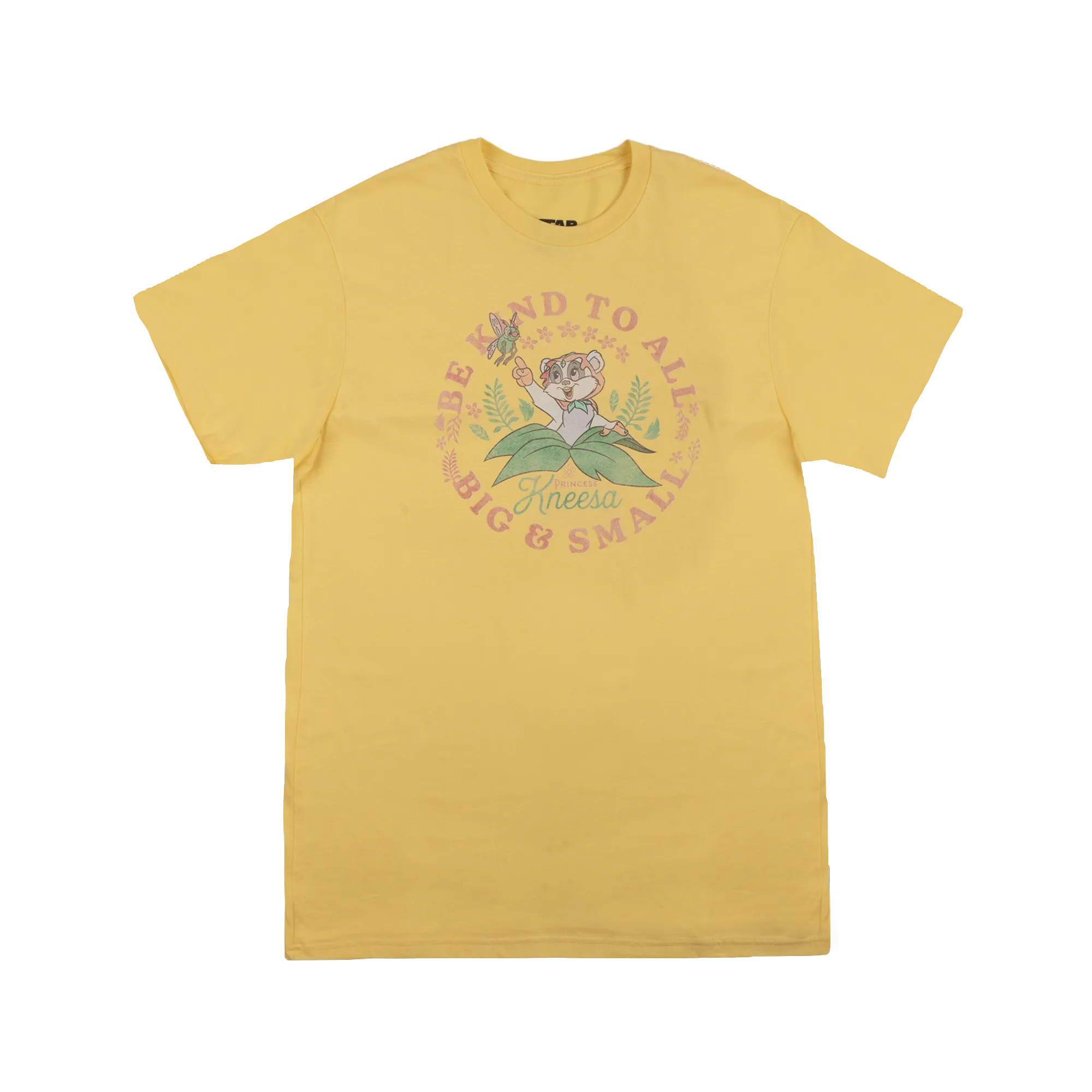 Princess Kneesa Be Kind Yellow Tee