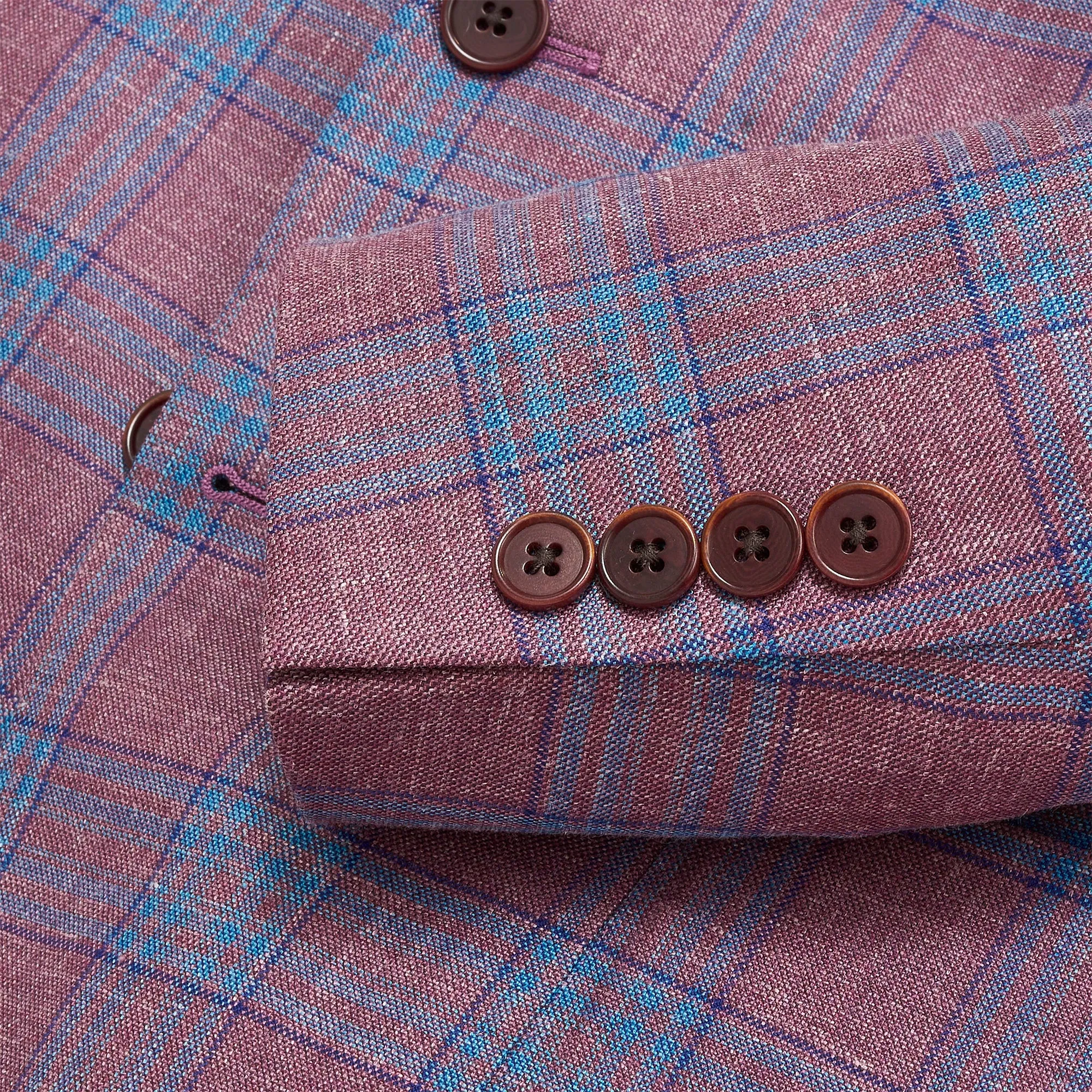 Reda Barberry Plaid Sport Coat