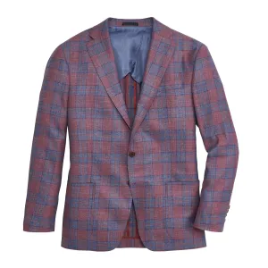 Reda Barberry Plaid Sport Coat