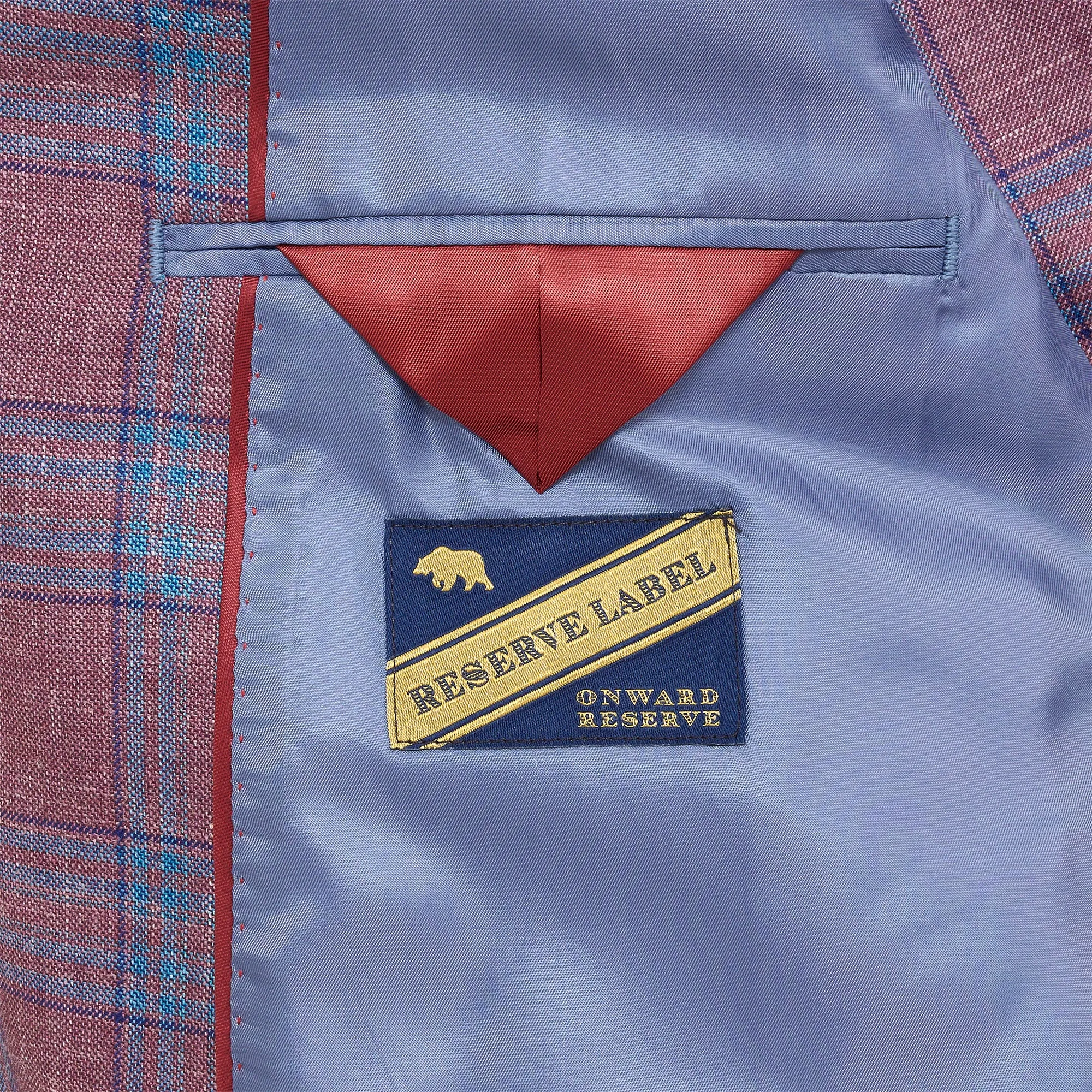 Reda Barberry Plaid Sport Coat