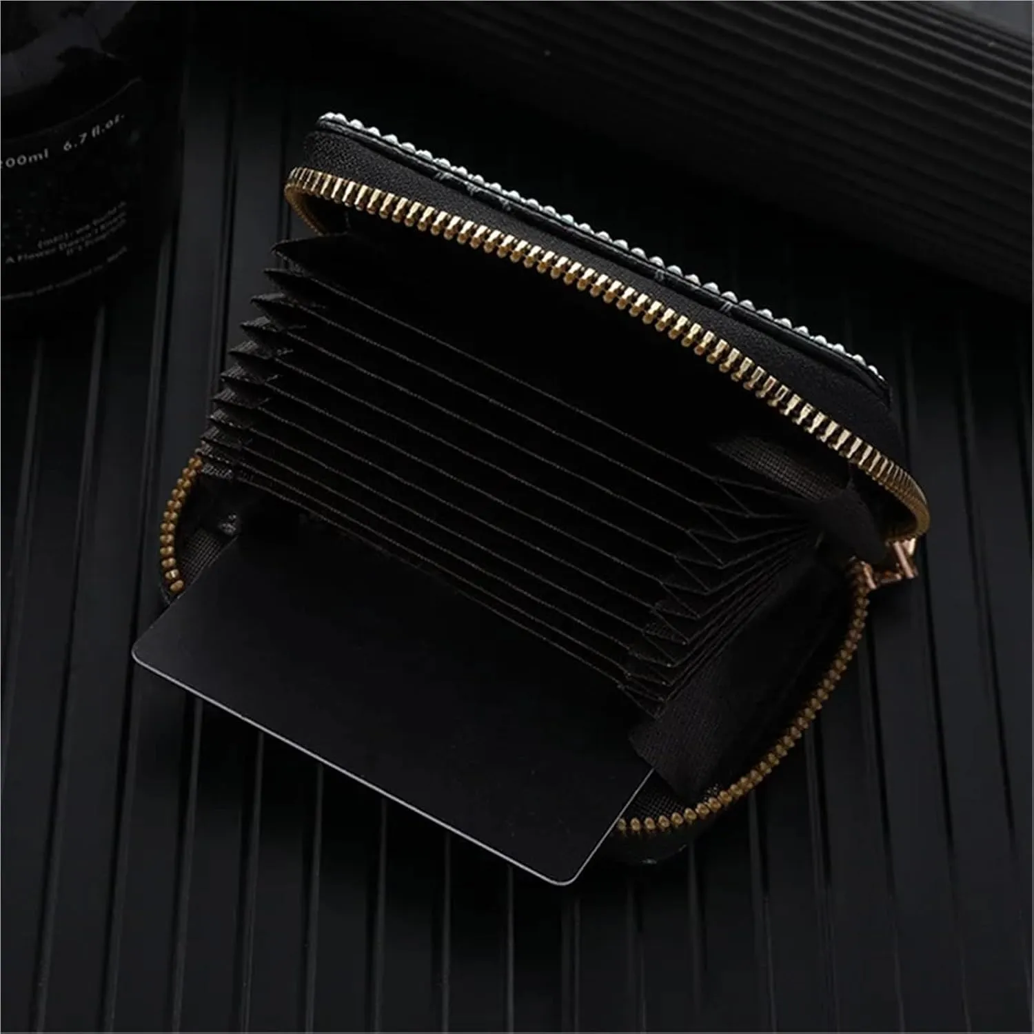 Rhinestone Small Wallet For Women Large-Capacity Multi-Card Slot Storage Bag Stylish Coin Purse Zipper For Wedding Party Prom(White)