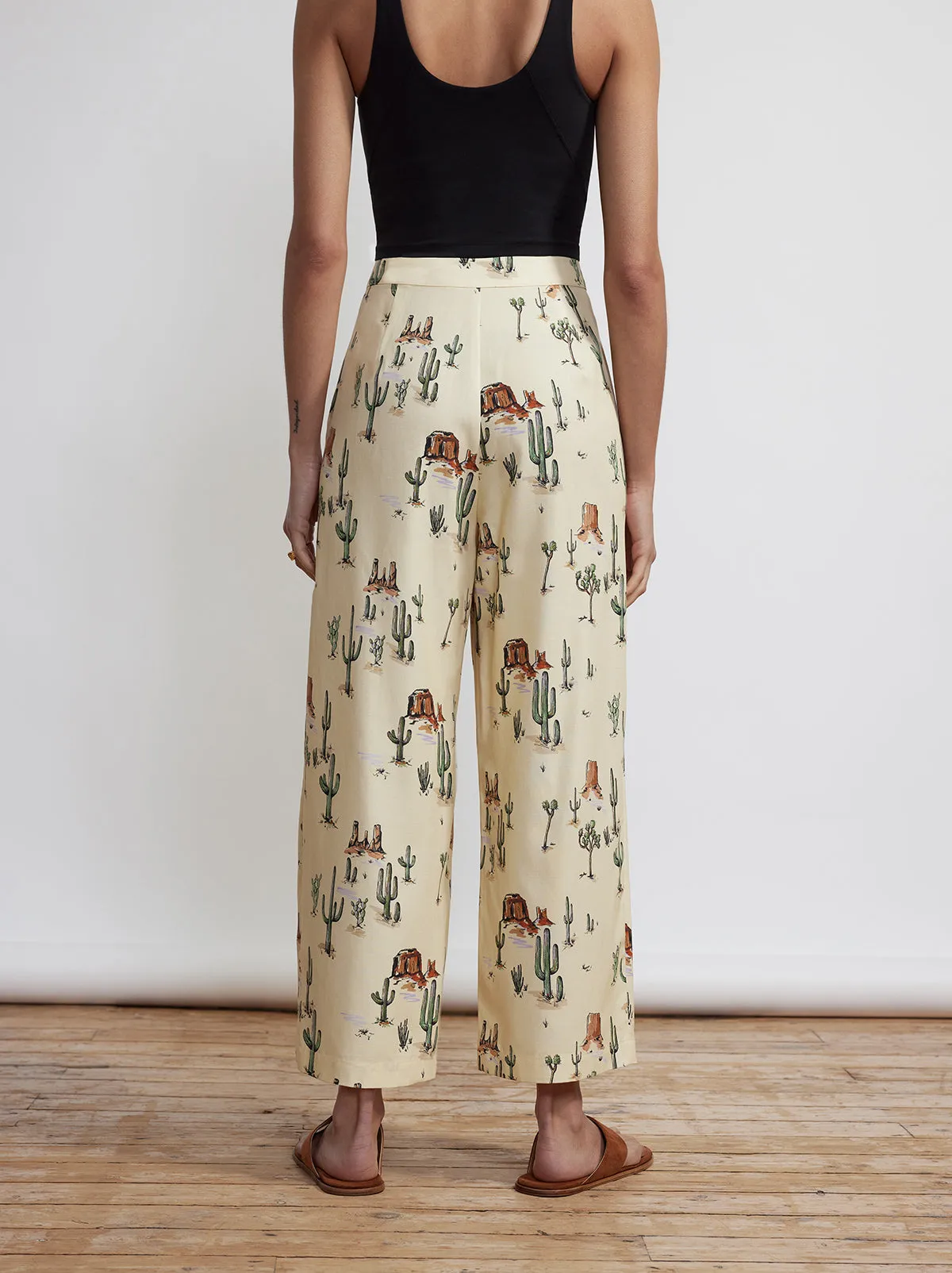 Romina Joshua Tree Print Trousers