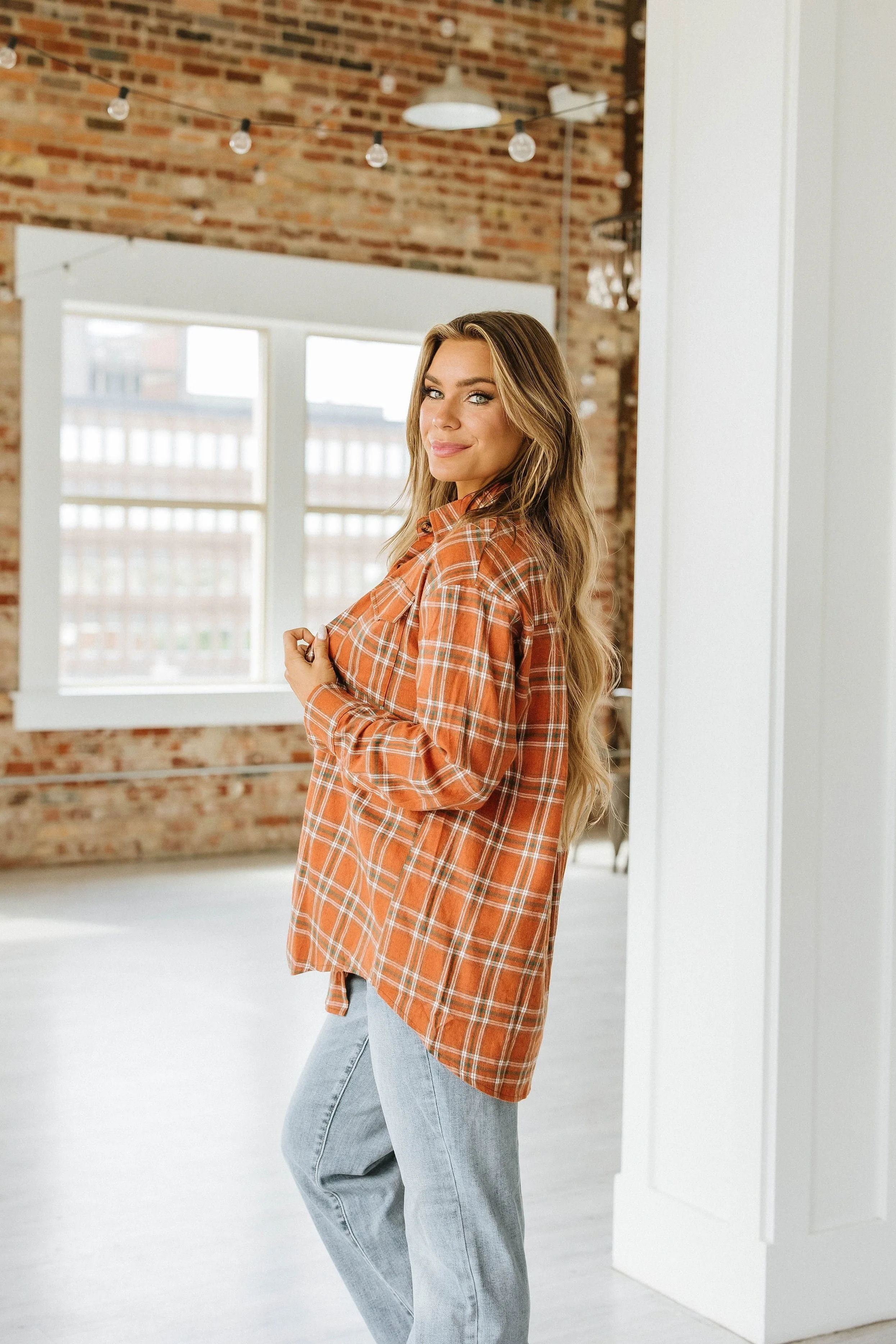 Rylan Oversized Flannel Top | S-2XL | PRE ORDER
