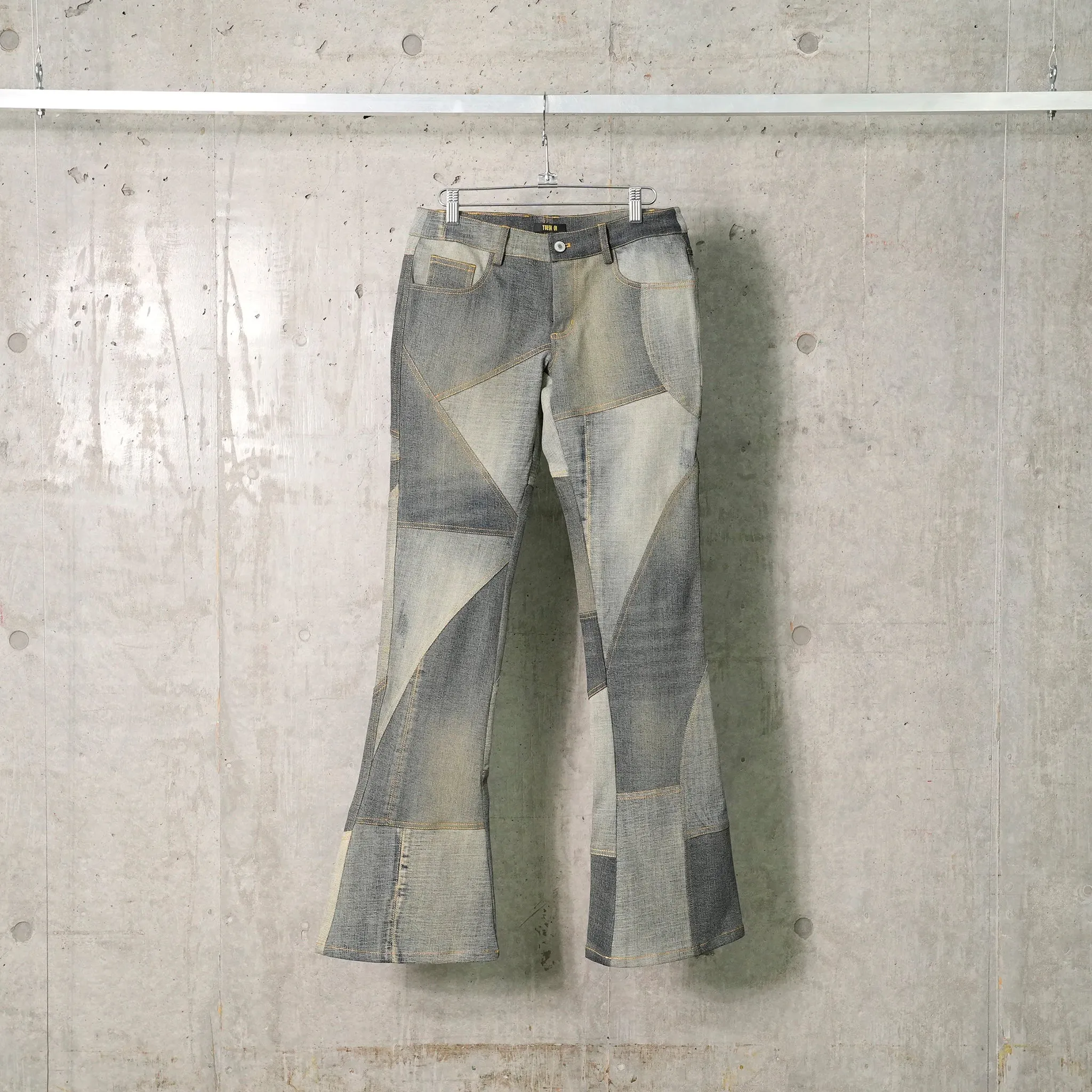 SAWTOOTH BOOTCUT DENIM / BLUE/GREY