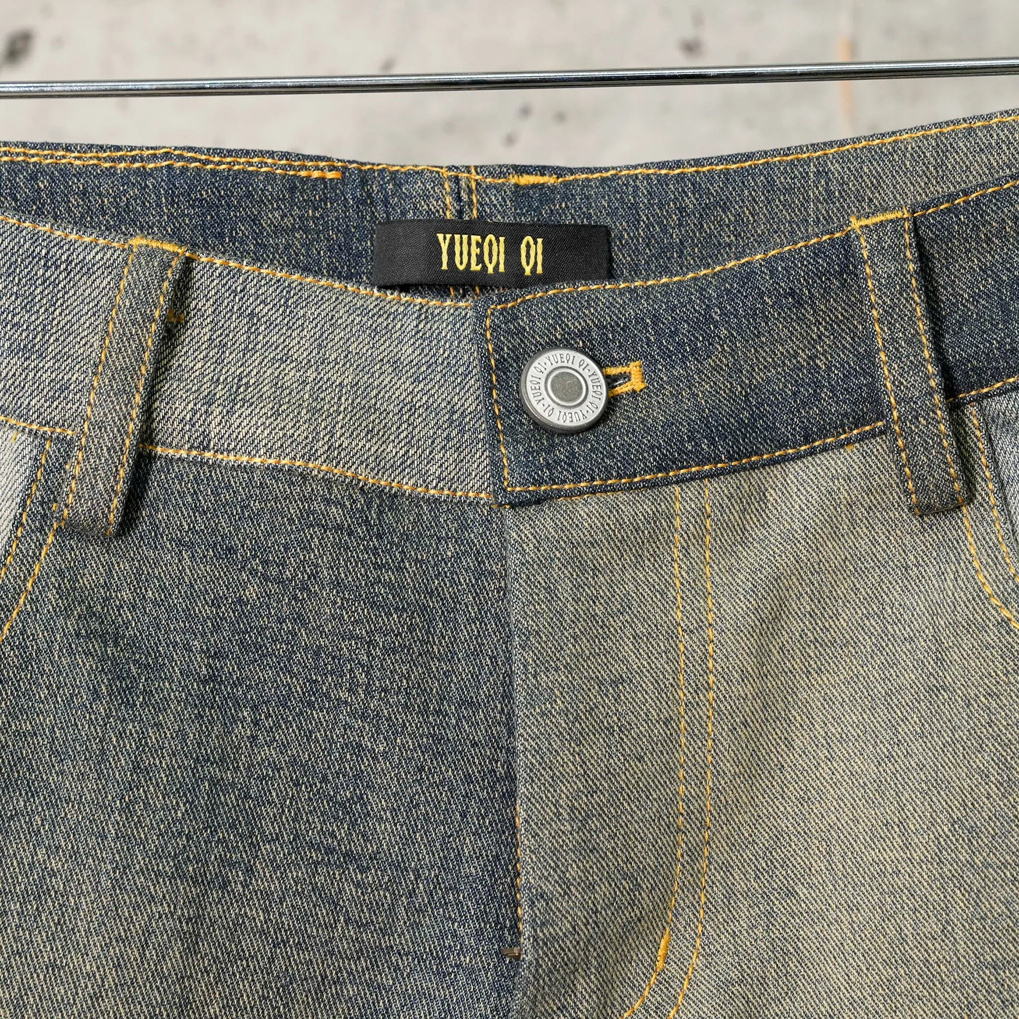 SAWTOOTH BOOTCUT DENIM / BLUE/GREY