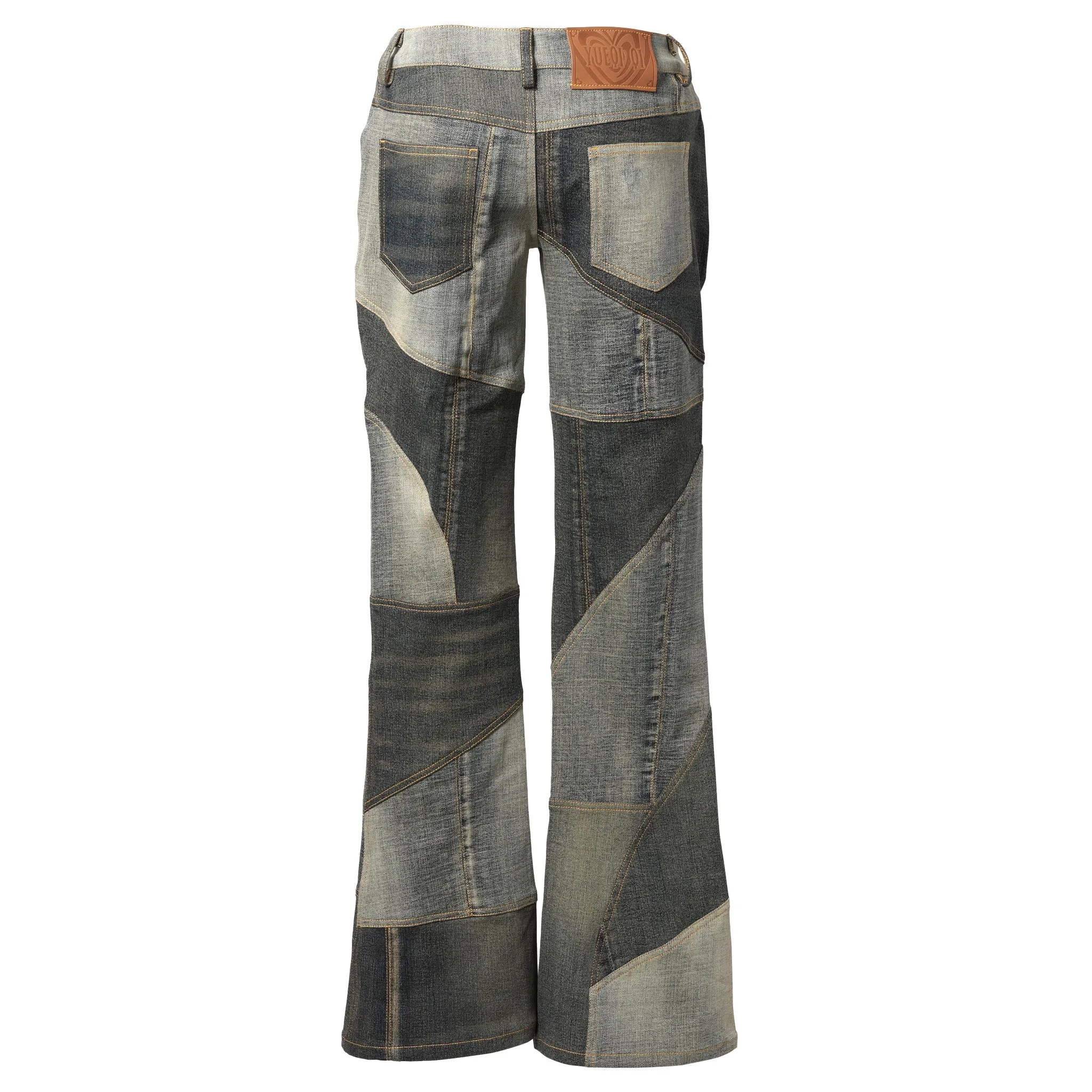 SAWTOOTH BOOTCUT DENIM / BLUE/GREY