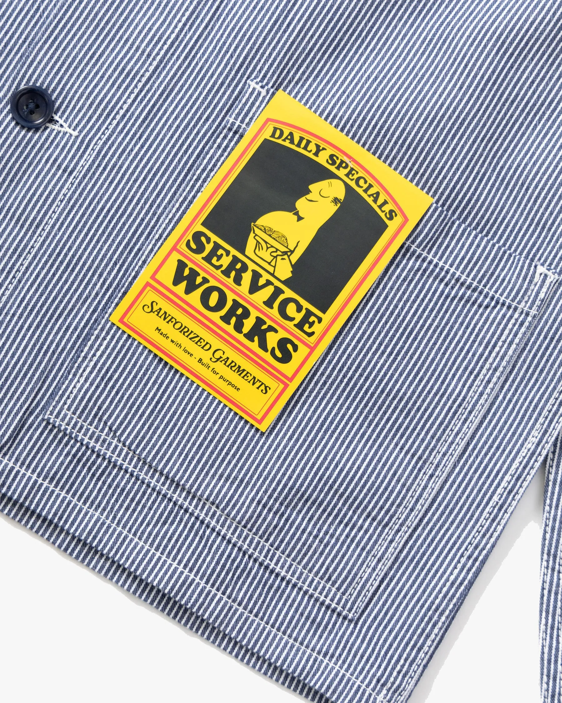 Service Works Hickory Chore Shirt - Hickory Stripe