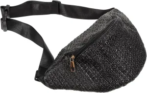 Stylish Women's Straw Bag Belt Pouch Mini Sling Bag Fashion Woven Waist Great for Parties Travel Daily Use