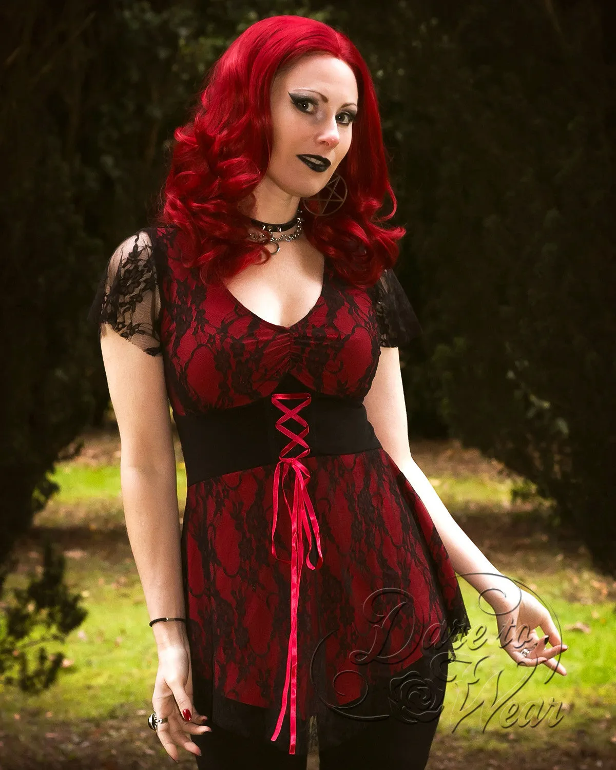 Sweetheart Top in Wine