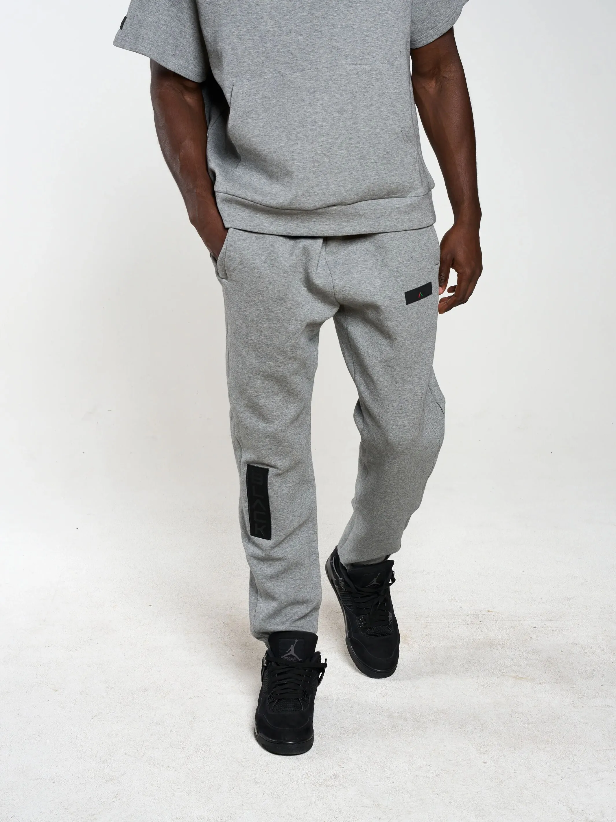 Unisex Embossed Patch Joggers