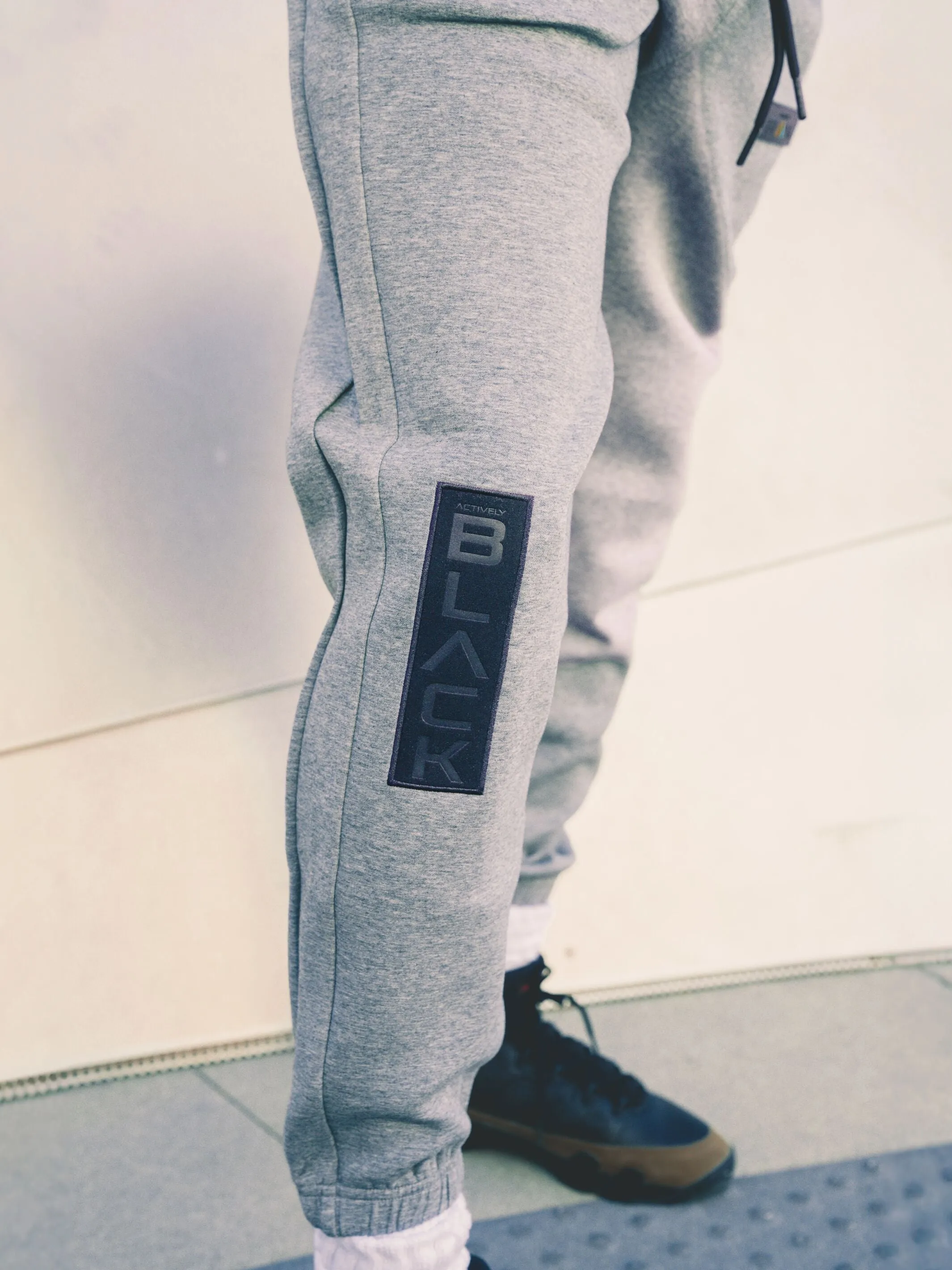 Unisex Embossed Patch Joggers