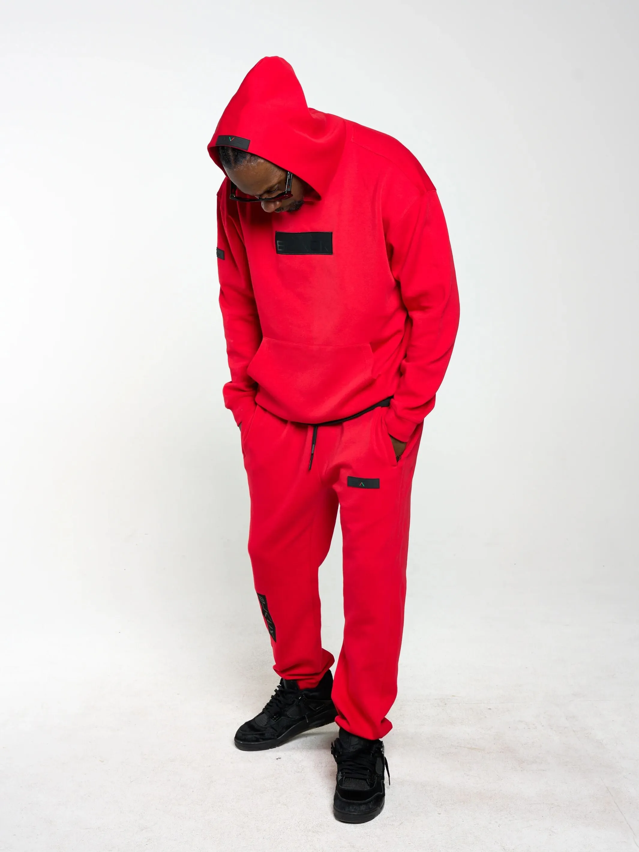 Unisex Embossed Patch Joggers