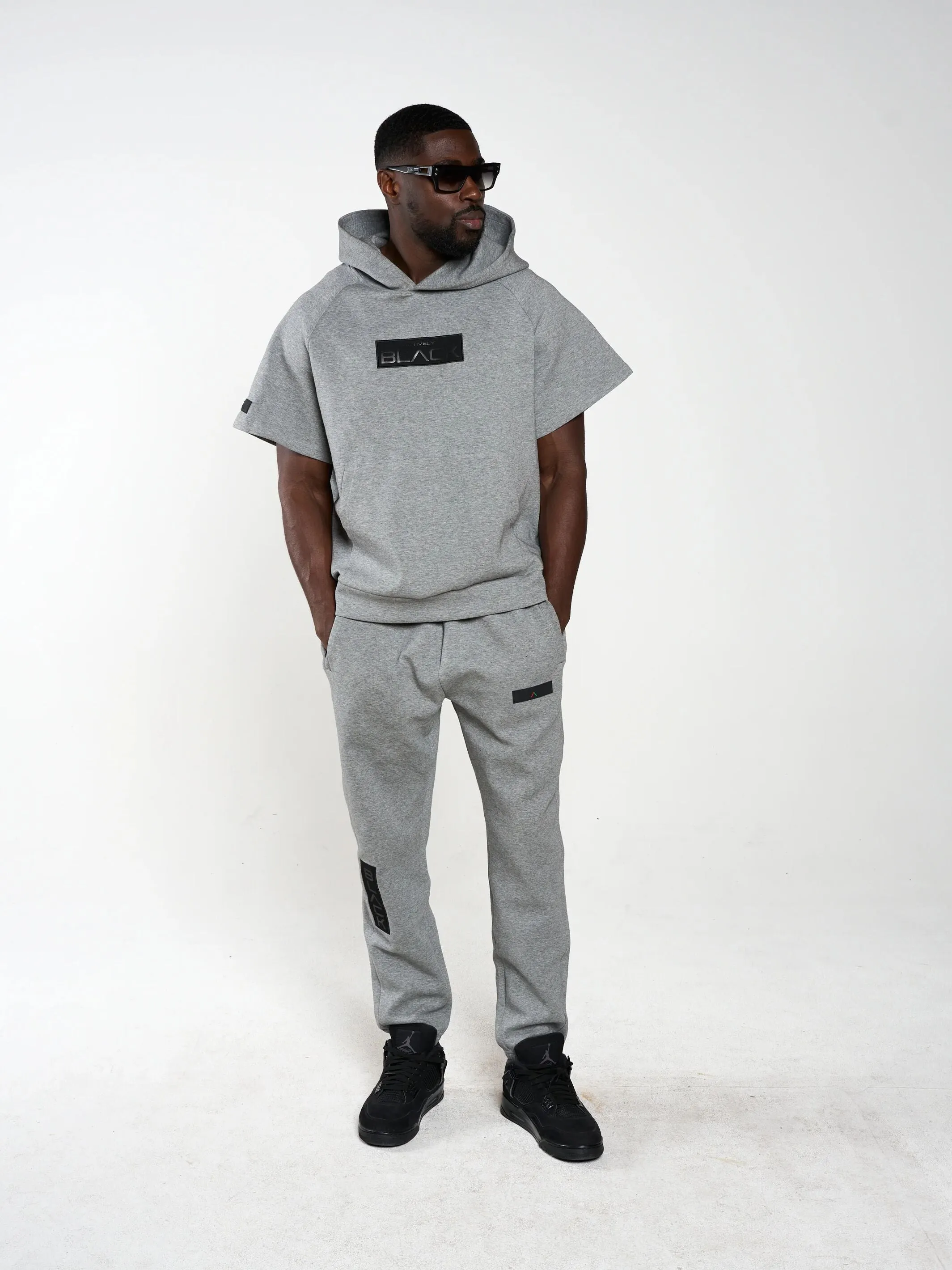 Unisex Embossed Patch Joggers